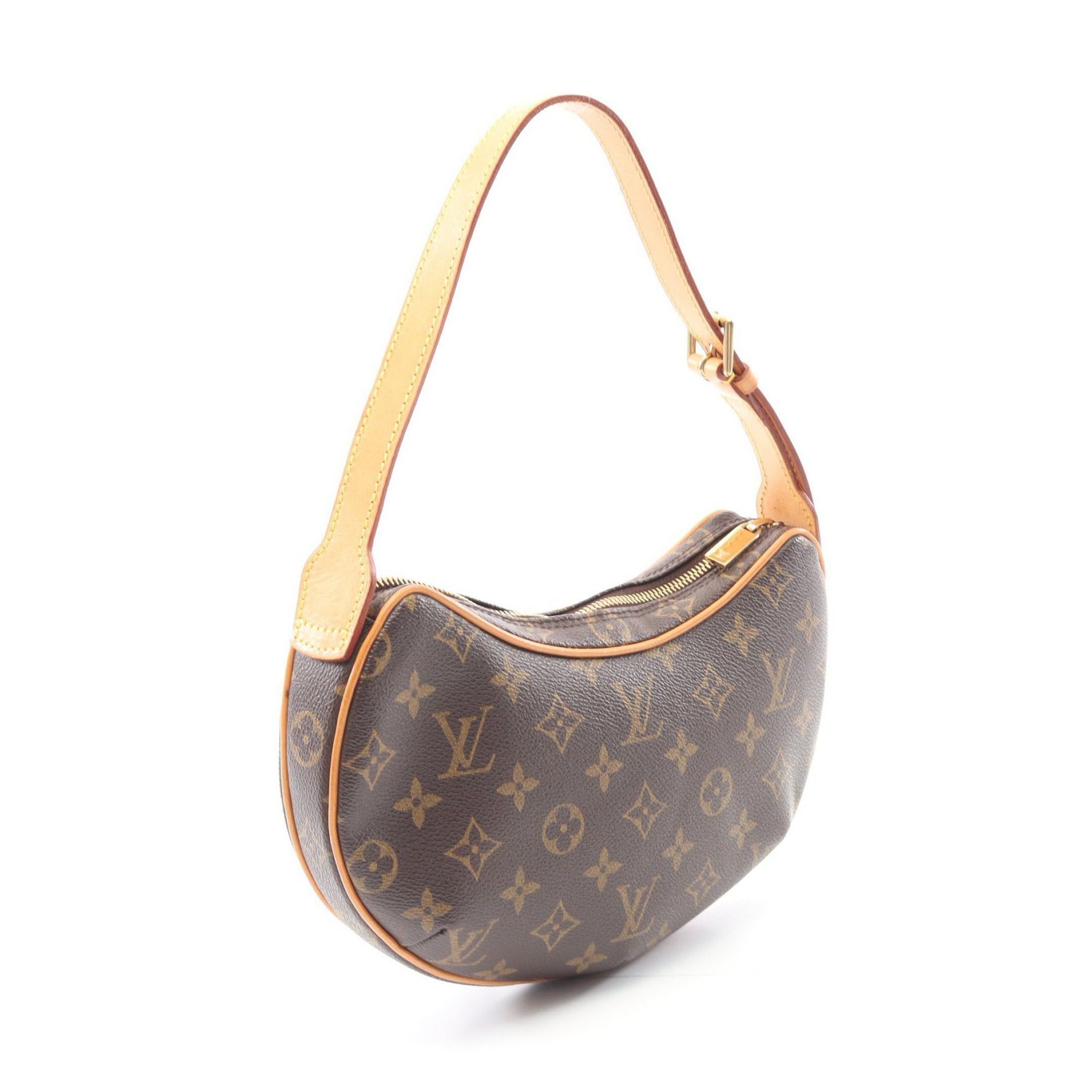 Louis Vuitton Louis Vuitton Pochette Croissant Monogram Shoulder Bag Leather Brown Size ONE SIZE - 2 Thumbnail