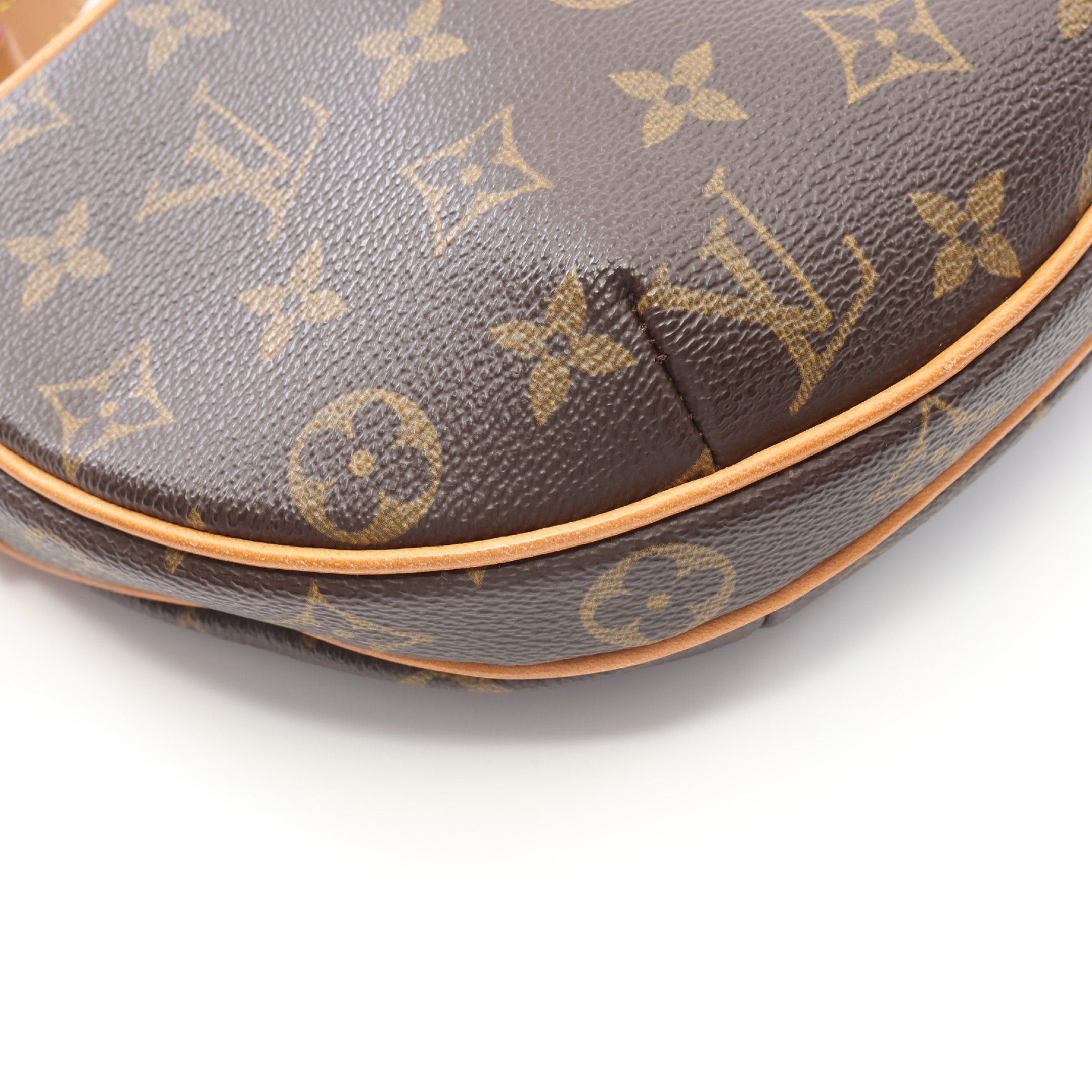 Louis Vuitton Louis Vuitton Pochette Croissant Monogram Shoulder Bag Leather Brown Size ONE SIZE - 8 Thumbnail
