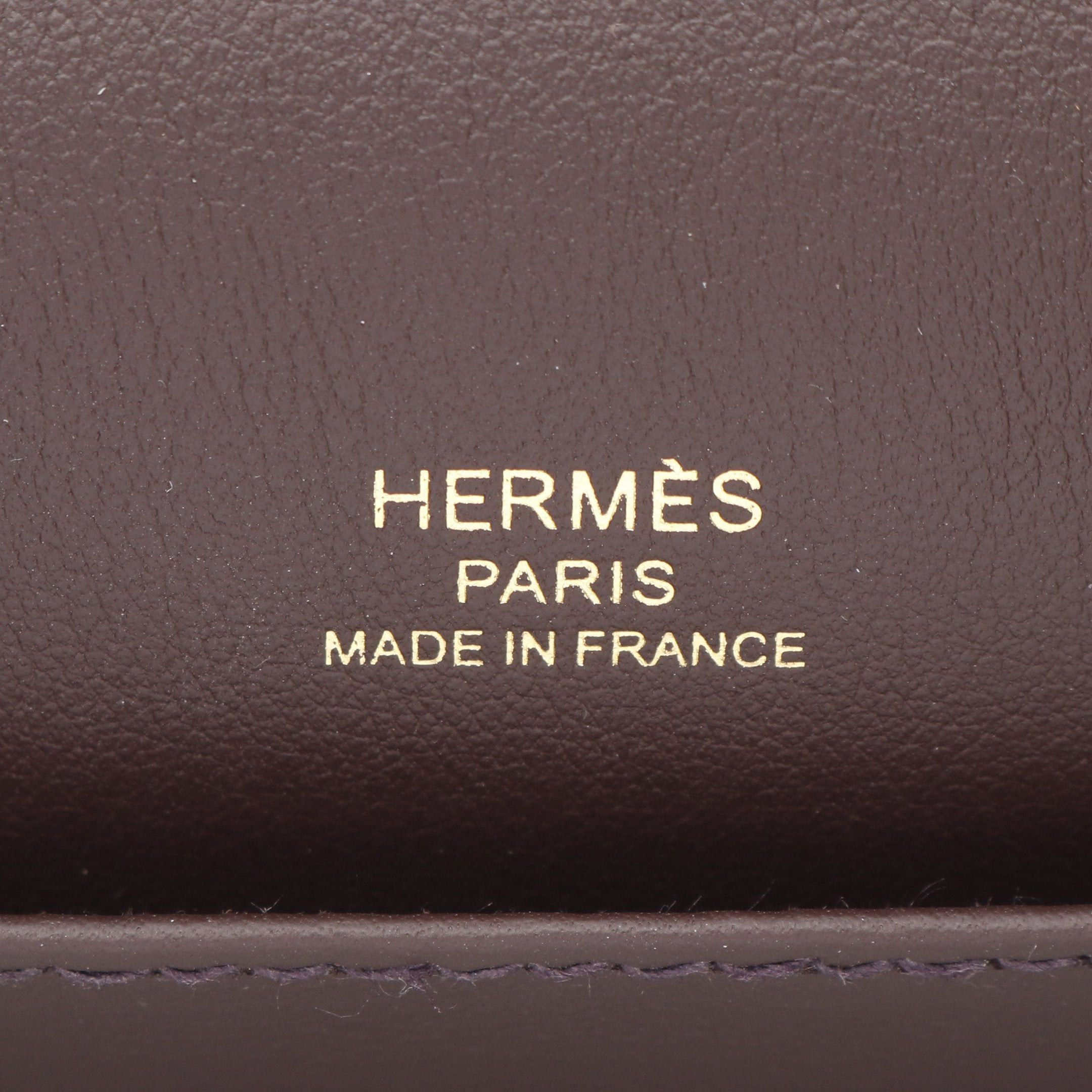 Hermes Hermes Geta Rouge Serie Shoulder Bag Chevre Myzore Goatskin Dark Brown Gold Hardware U Stamp Size ONE SIZE - 4 Thumbnail
