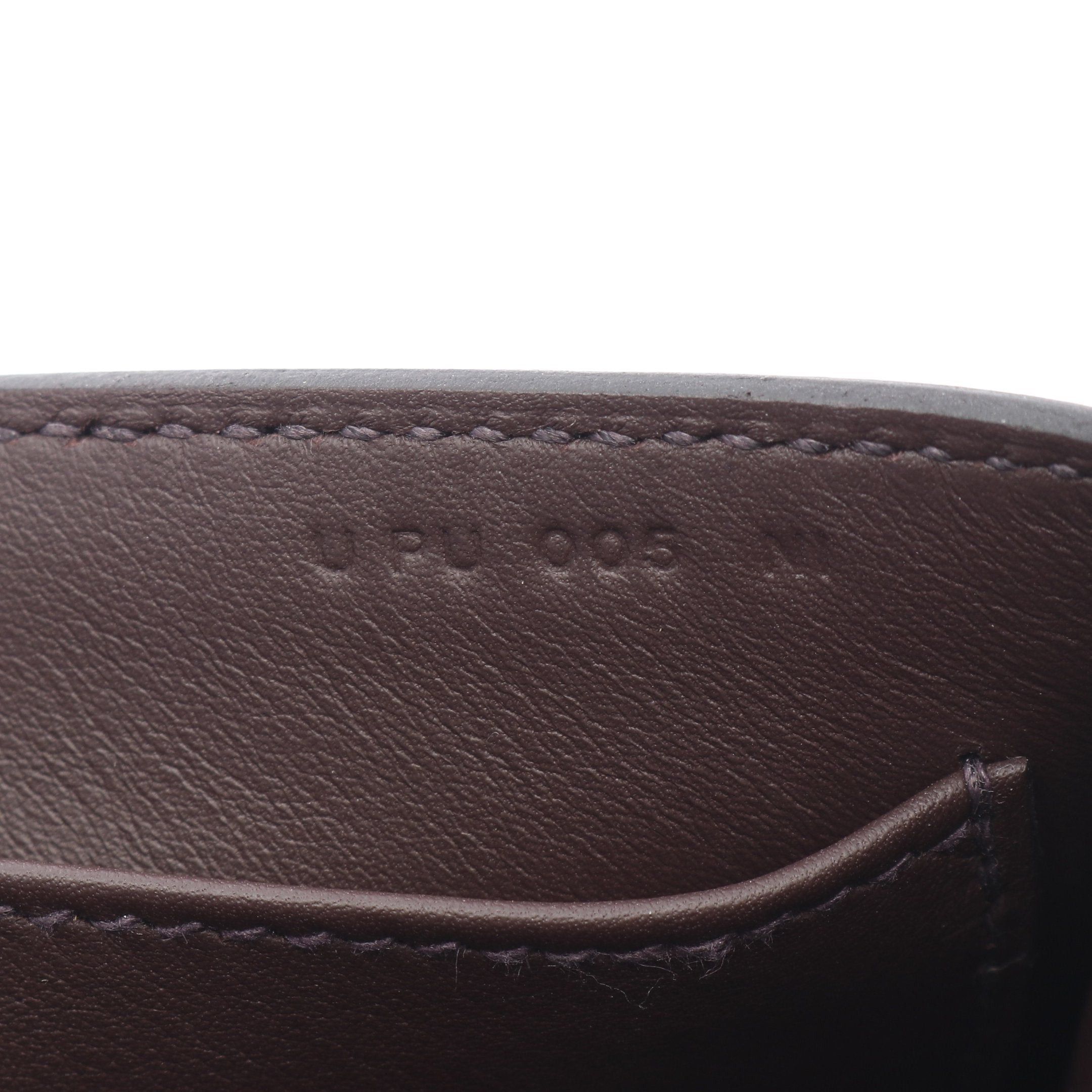 Hermes Hermes Geta Rouge Serie Shoulder Bag Chevre Myzore Goatskin Dark Brown Gold Hardware U Stamp Size ONE SIZE - 5 Thumbnail