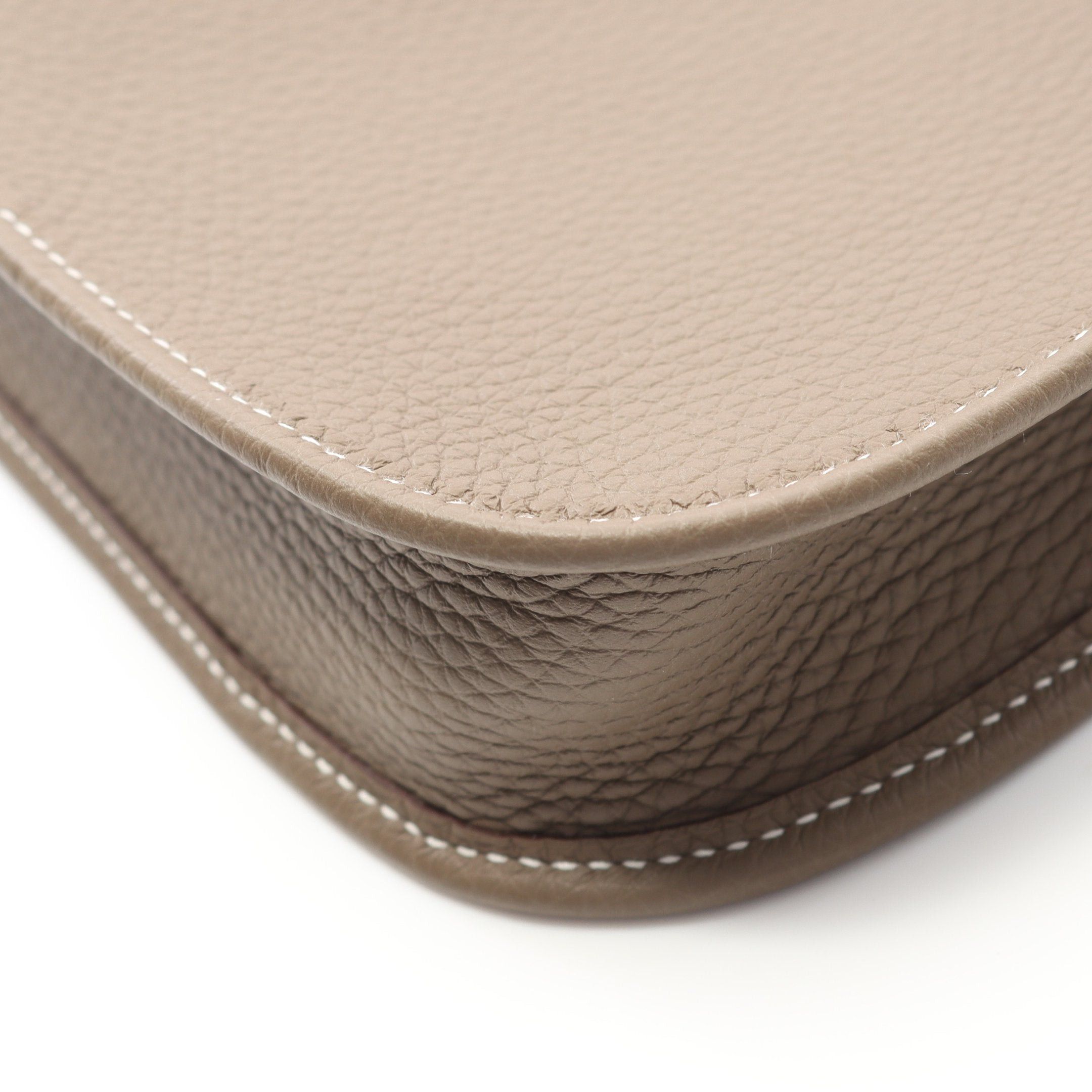 Hermes Hermes Evelyn Tpm Amazon Etoupe Shoulder Bag Clemence Leather Gray Brown Gold Hardware K Stamp Size ONE SIZE - 6 Thumbnail