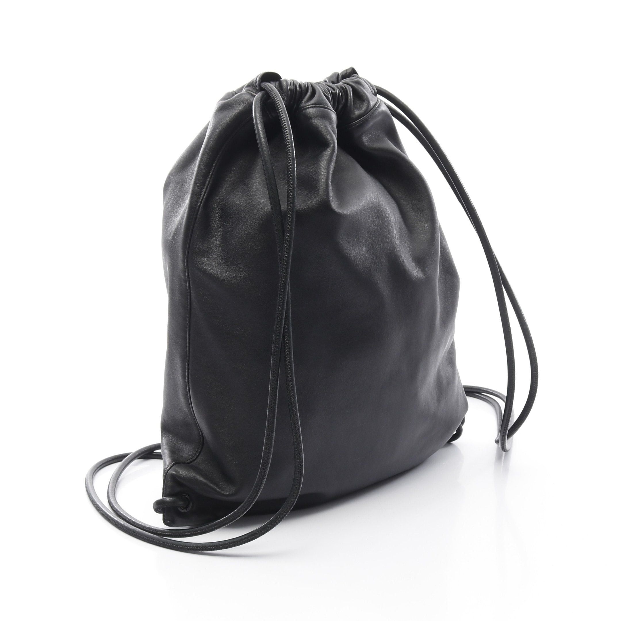 Yves Saint Laurent Yves Saint Laurent Teddy Backpack Rucksack Leather Black Size ONE SIZE - 2 Thumbnail