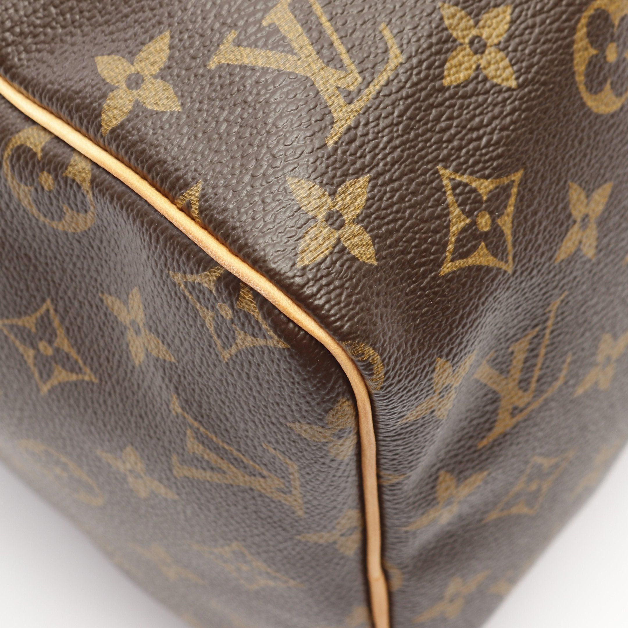 Louis Vuitton Louis Vuitton Speedy 30 Monogram Handbag Leather Brown Size ONE SIZE - 6 Thumbnail