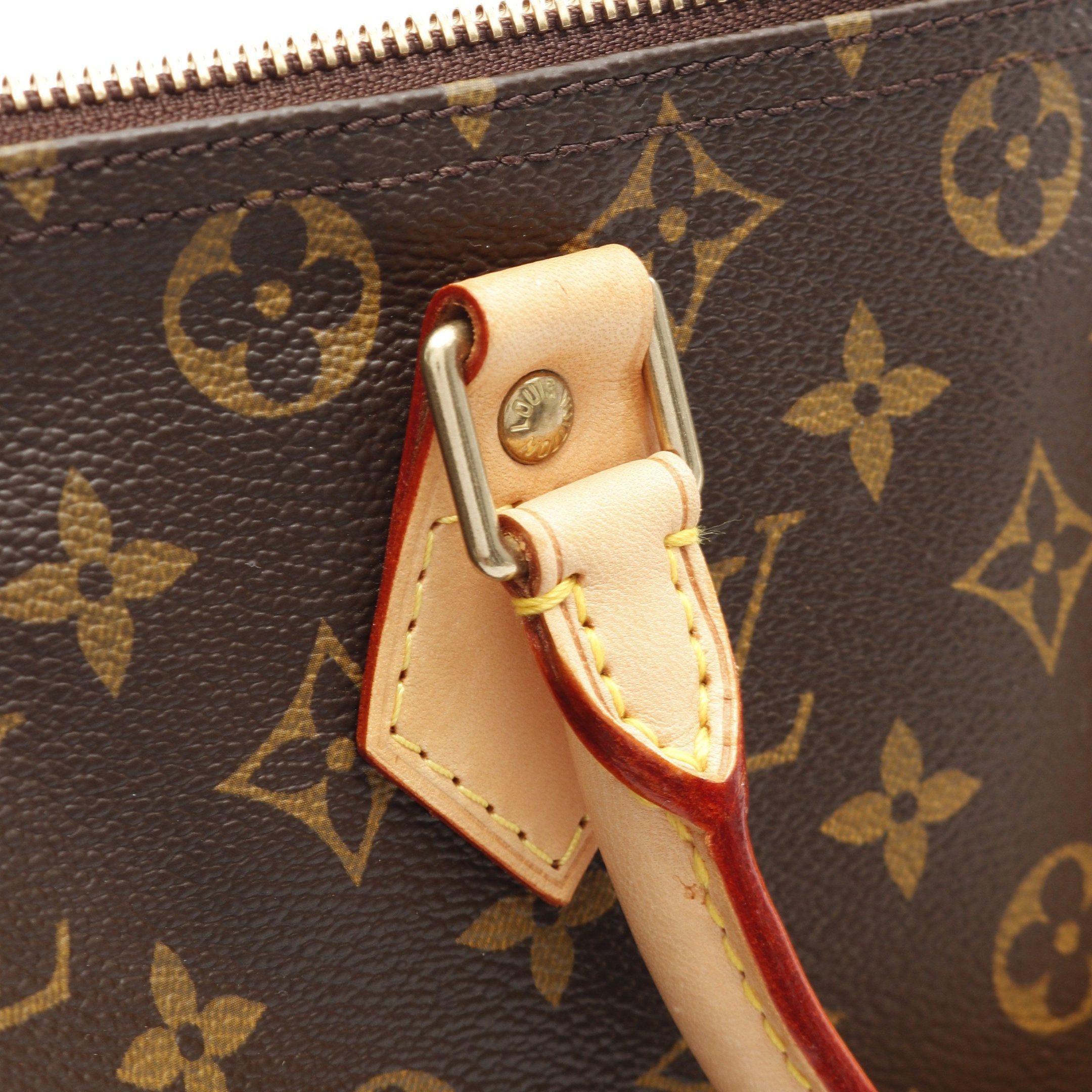 Louis Vuitton Louis Vuitton Speedy 30 Monogram Handbag Leather Brown Size ONE SIZE - 8 Thumbnail