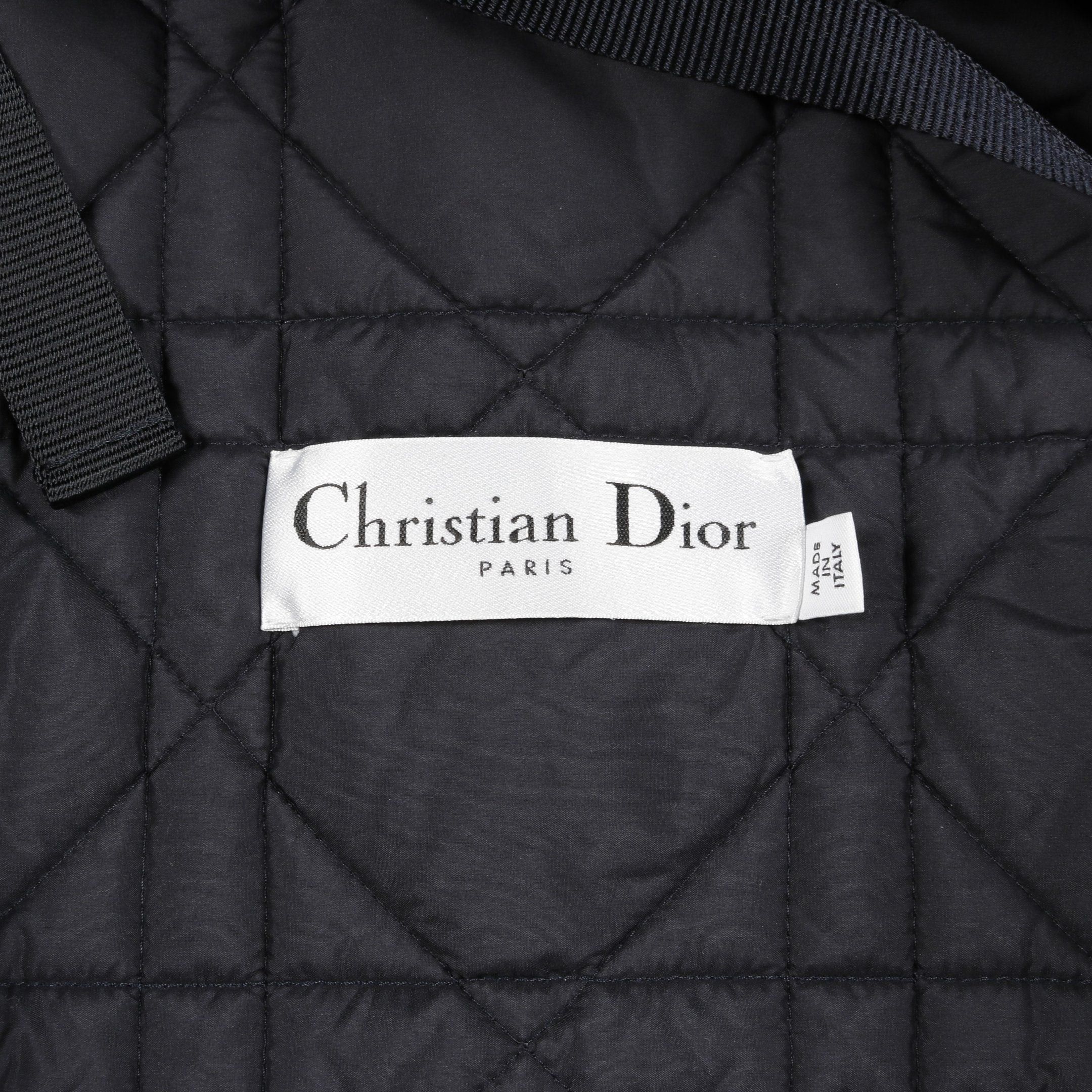 Dior Dior Canage Cape Coat Gown Navy Batting Size ONE SIZE - 3 Thumbnail
