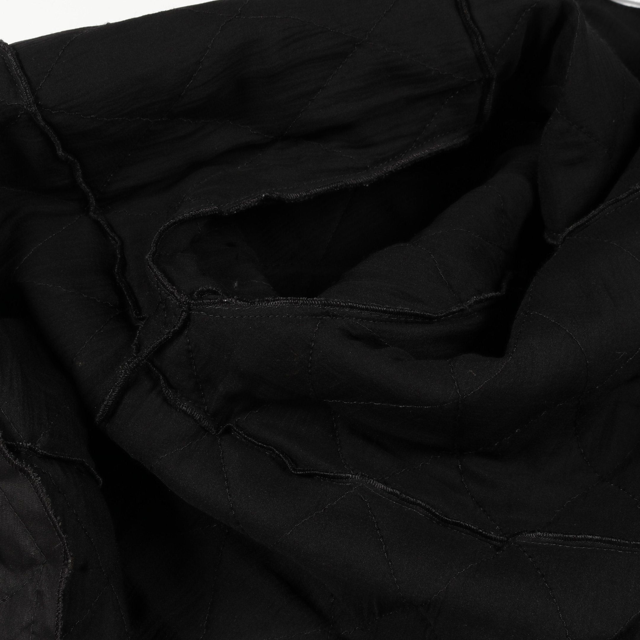 Chanel Chanel Quilting Zip Up Jacket Silk Black Color-Block Size ONE SIZE - 10 Thumbnail