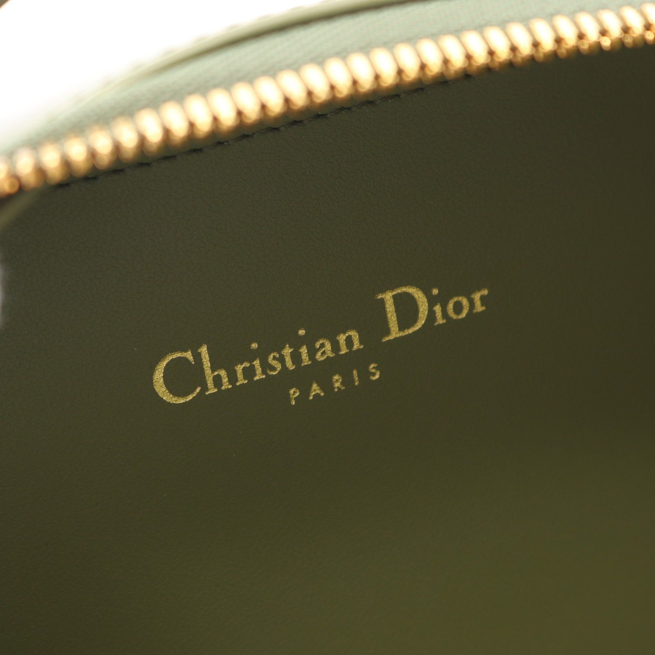Dior Dior Oval Camera Bag Shoulder Leather Khaki Green Size ONE SIZE - 4 Thumbnail