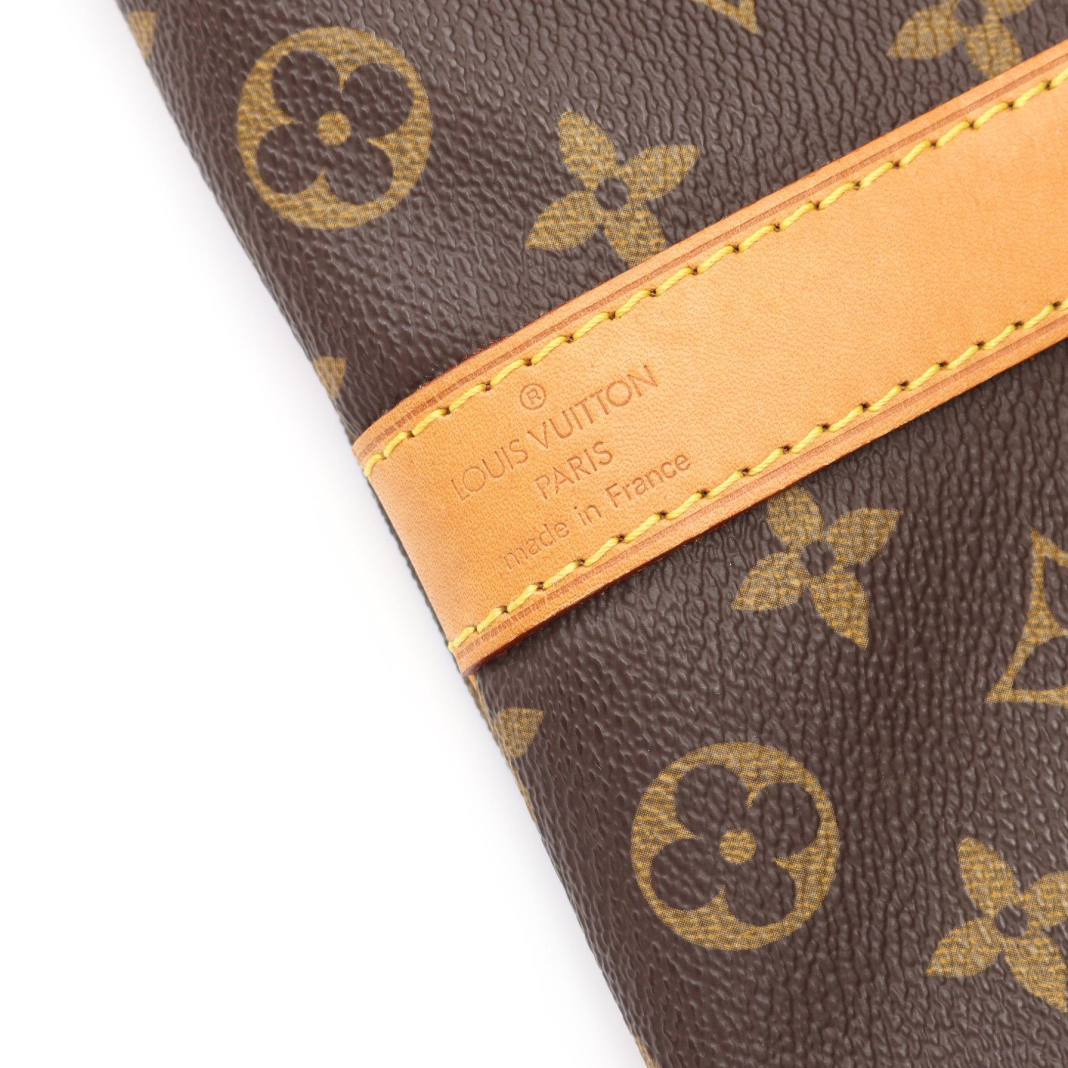 Louis Vuitton Louis Vuitton Keepall 50 Monogram Boston Bag Leather Brown Size ONE SIZE - 4 Thumbnail