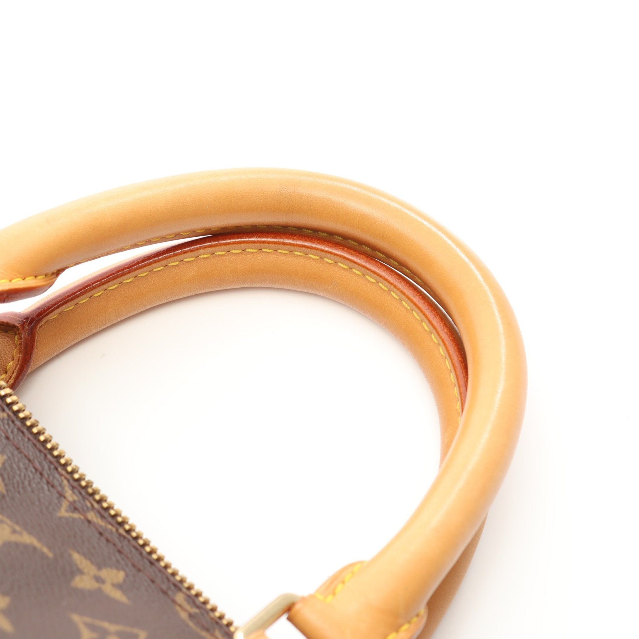 Louis Vuitton Louis Vuitton Keepall 55 Monogram Boston Bag Leather Brown Size ONE SIZE - 8 Thumbnail