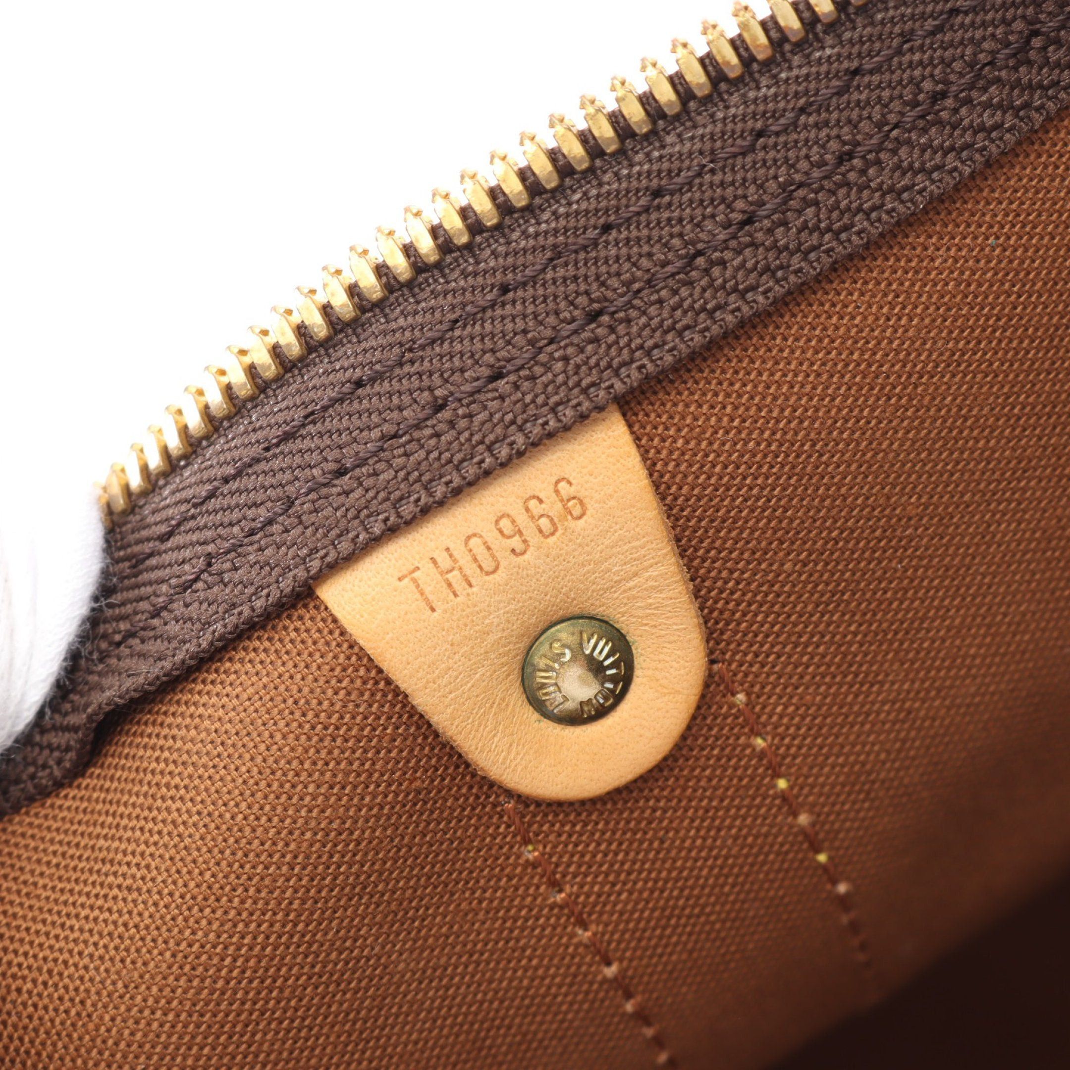 Louis Vuitton Louis Vuitton Keepall 55 Monogram Boston Bag Leather Brown Size ONE SIZE - 5 Thumbnail