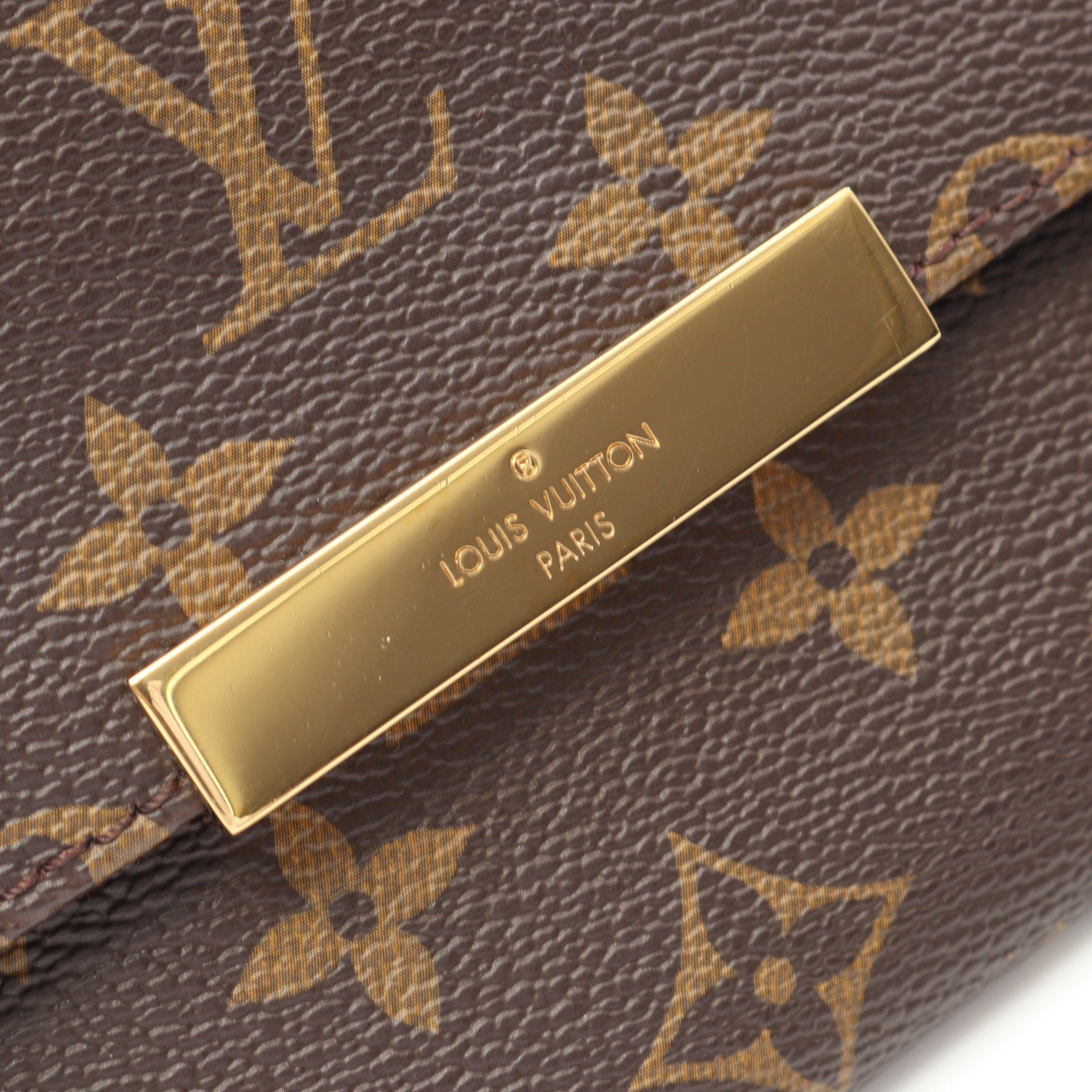 Louis Vuitton Louis Vuitton Favorite Mm Monogram Chain Handbag Leather Brown Size ONE SIZE - 6 Thumbnail