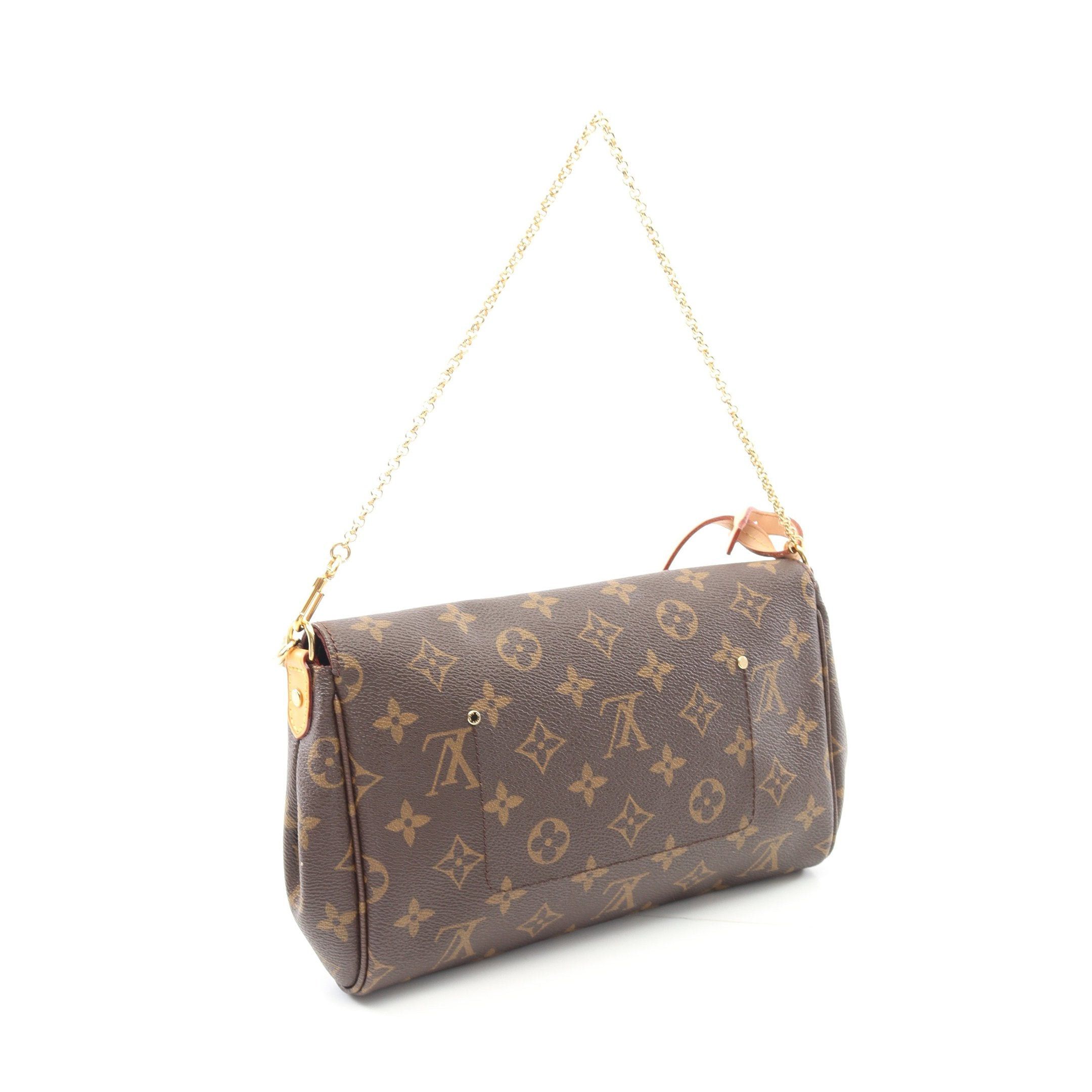 Louis Vuitton Louis Vuitton Favorite Mm Monogram Chain Handbag Leather Brown Size ONE SIZE - 2 Thumbnail