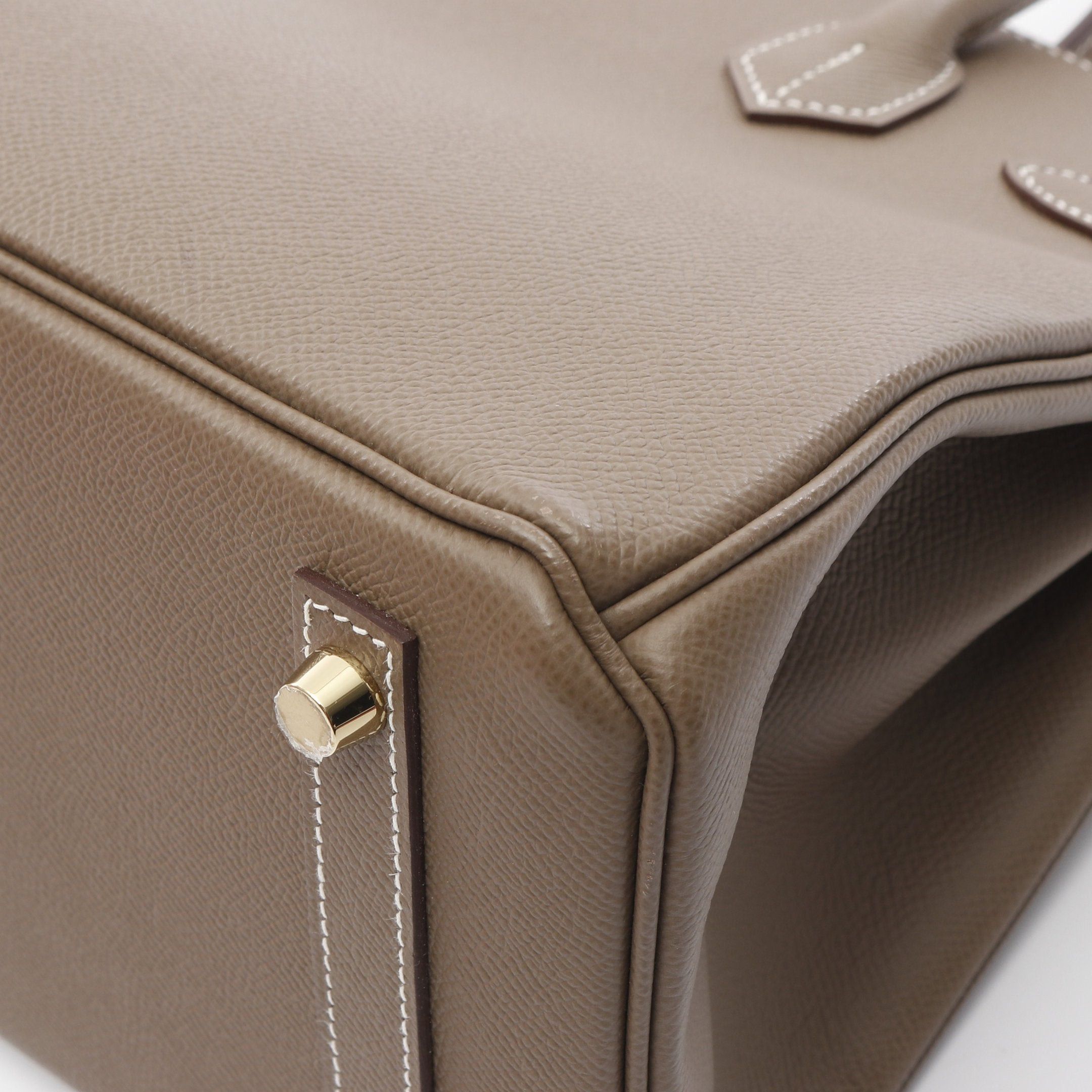 Hermes Hermes Birkin 30 Etoupe Handbag Veau Epsom Gray Brown Gold Hardware B Stamp Size ONE SIZE - 7 Thumbnail
