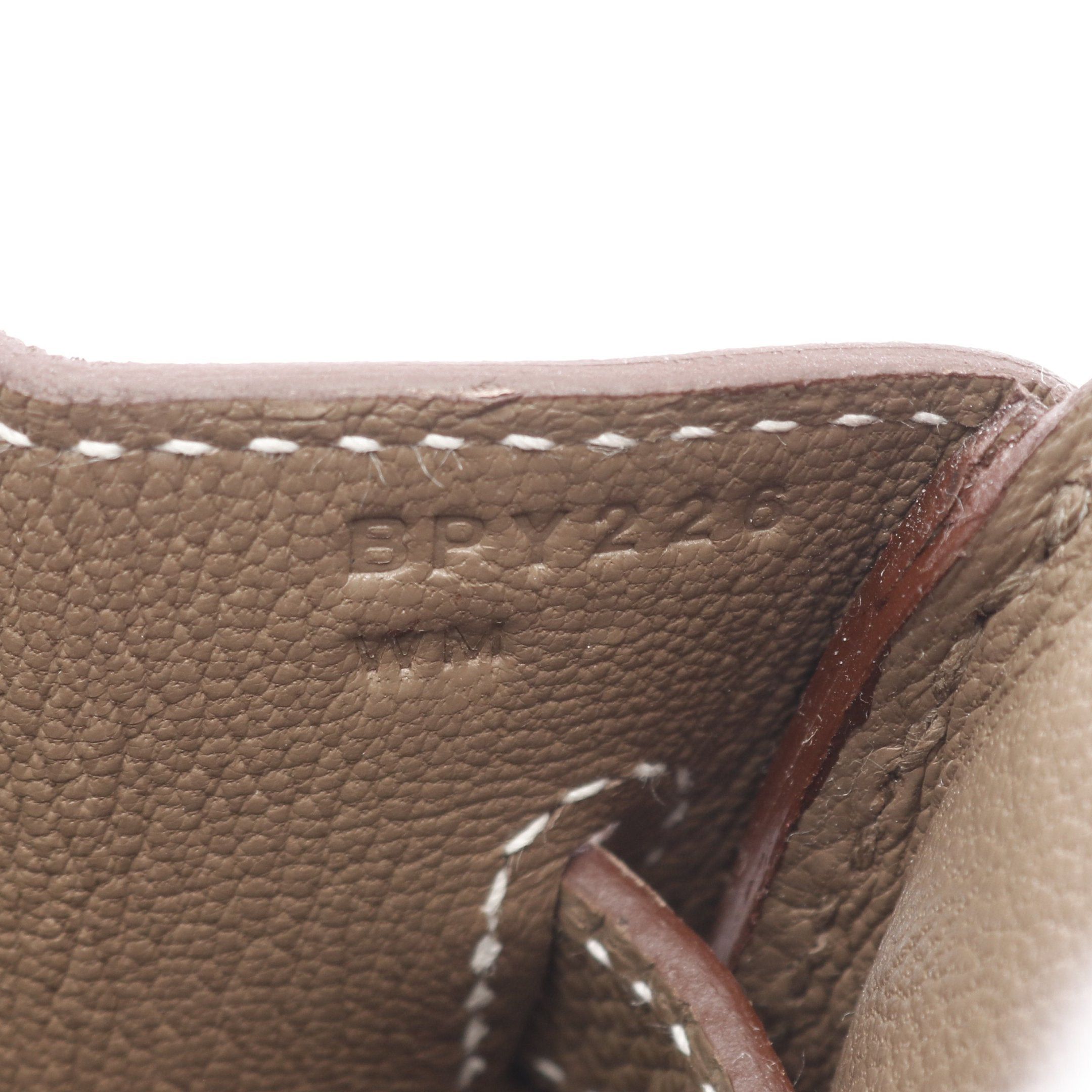 Hermes Hermes Birkin 30 Etoupe Handbag Veau Epsom Gray Brown Gold Hardware B Stamp Size ONE SIZE - 5 Thumbnail