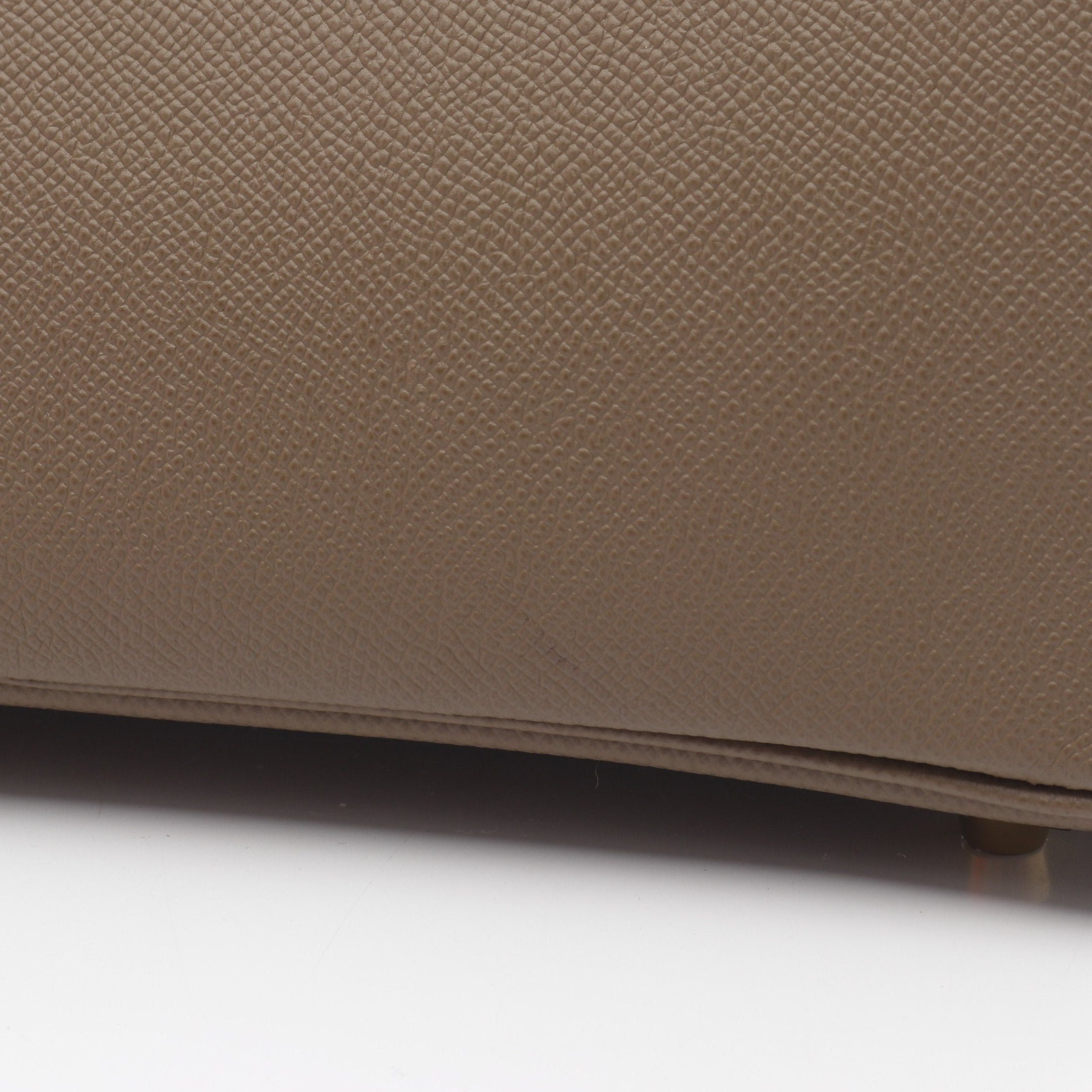 Hermes Hermes Birkin 30 Etoupe Handbag Veau Epsom Gray Brown Gold Hardware B Stamp Size ONE SIZE - 8 Thumbnail