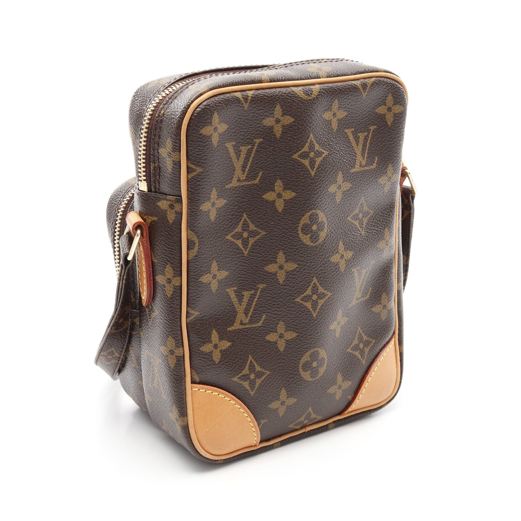 Louis Vuitton Louis Vuitton Amazon Monogram Shoulder Bag Leather Brown Size ONE SIZE - 2 Thumbnail