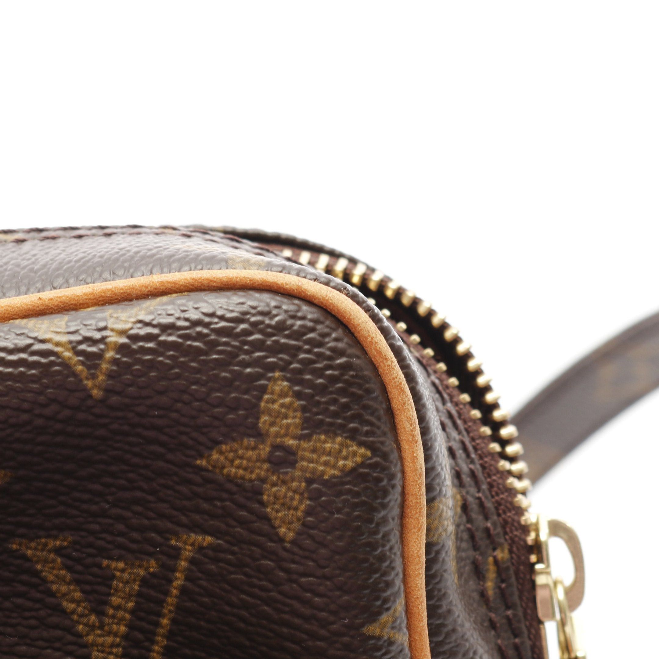 Louis Vuitton Louis Vuitton Amazon Monogram Shoulder Bag Leather Brown Size ONE SIZE - 9 Thumbnail