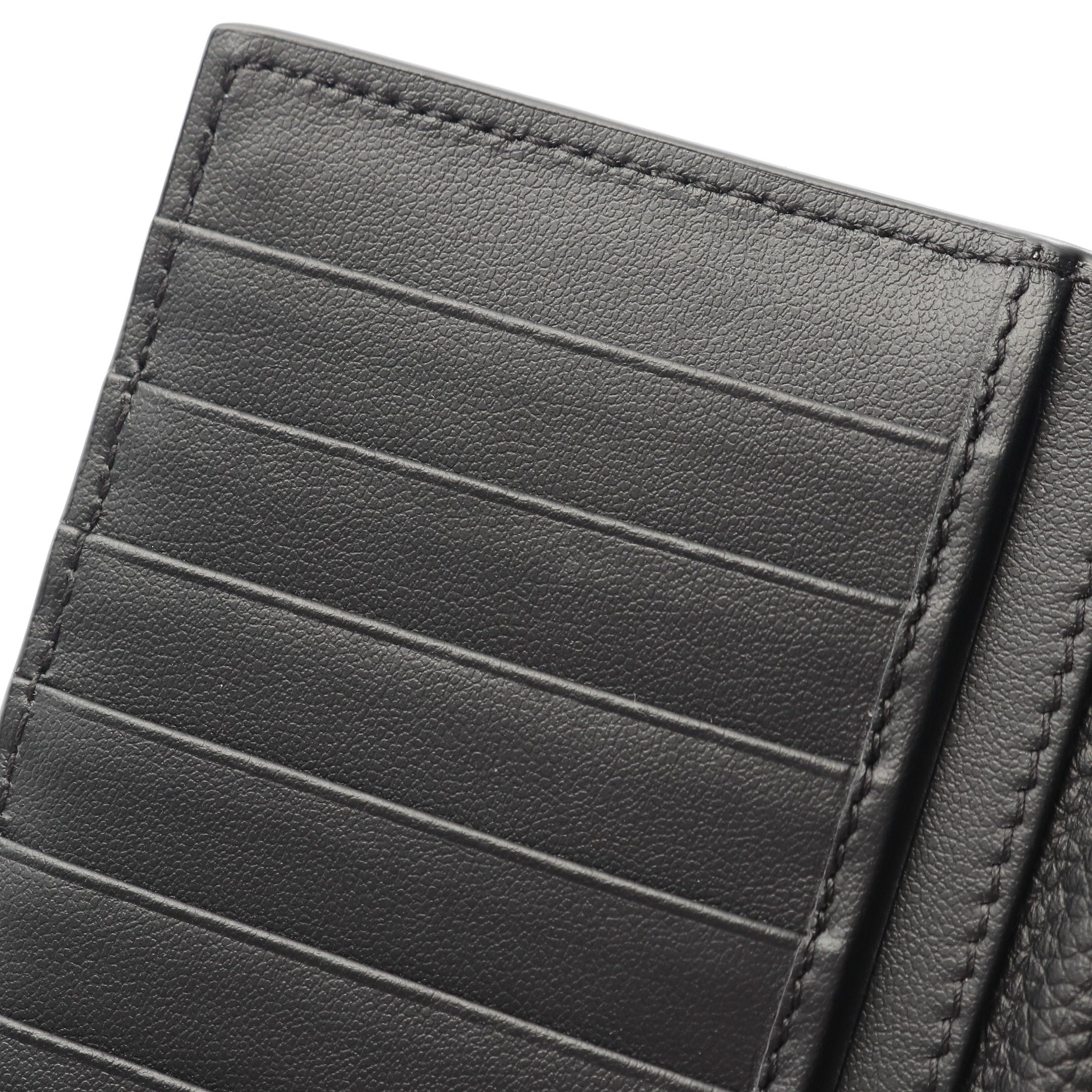 Dior Dior Cd Logo Bi-Fold Long Wallet Leather Black Size ONE SIZE - 7 Thumbnail