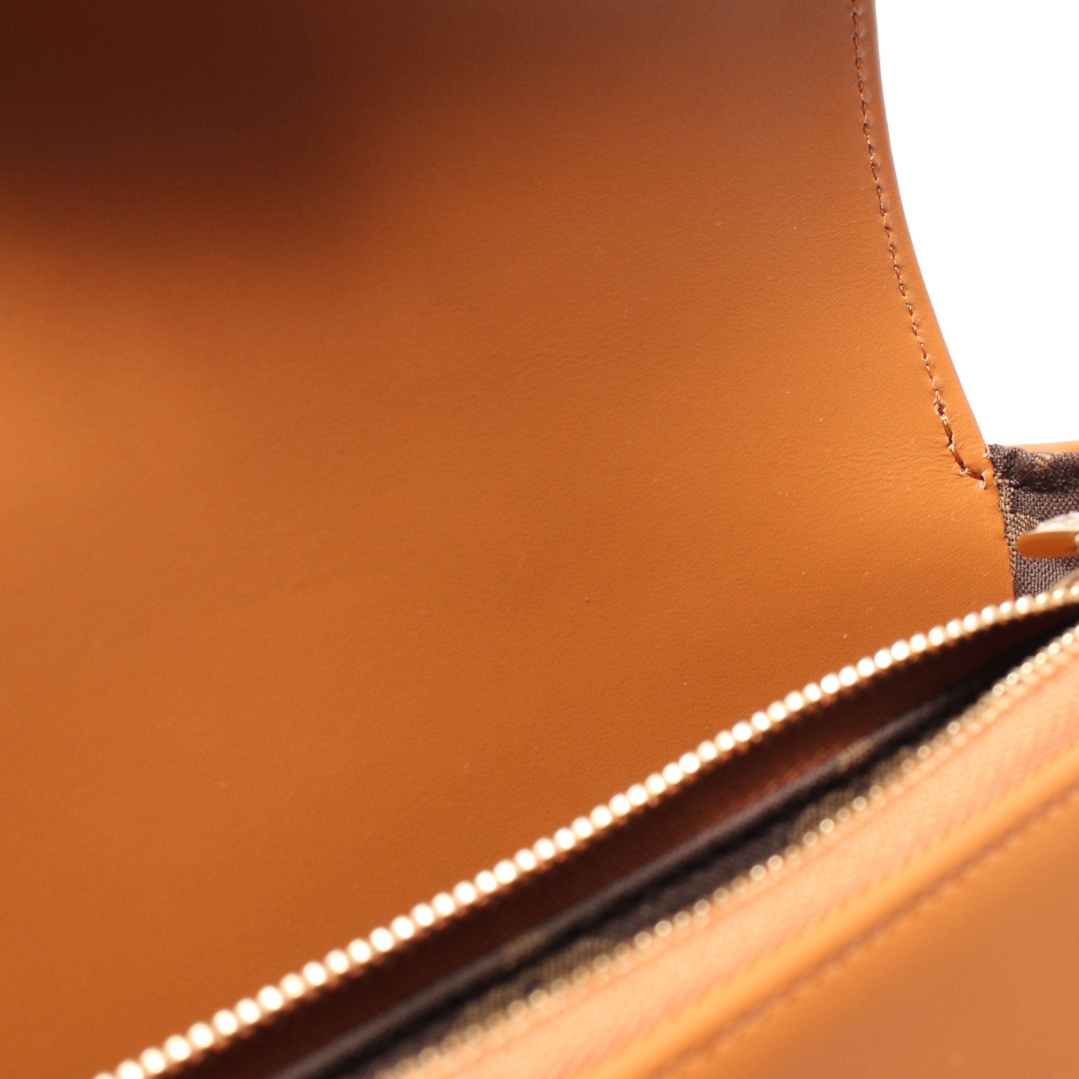 Louis Vuitton Louis Vuitton Swing Hazelnuts Handbag Leather Brown Size ONE SIZE - 9 Thumbnail