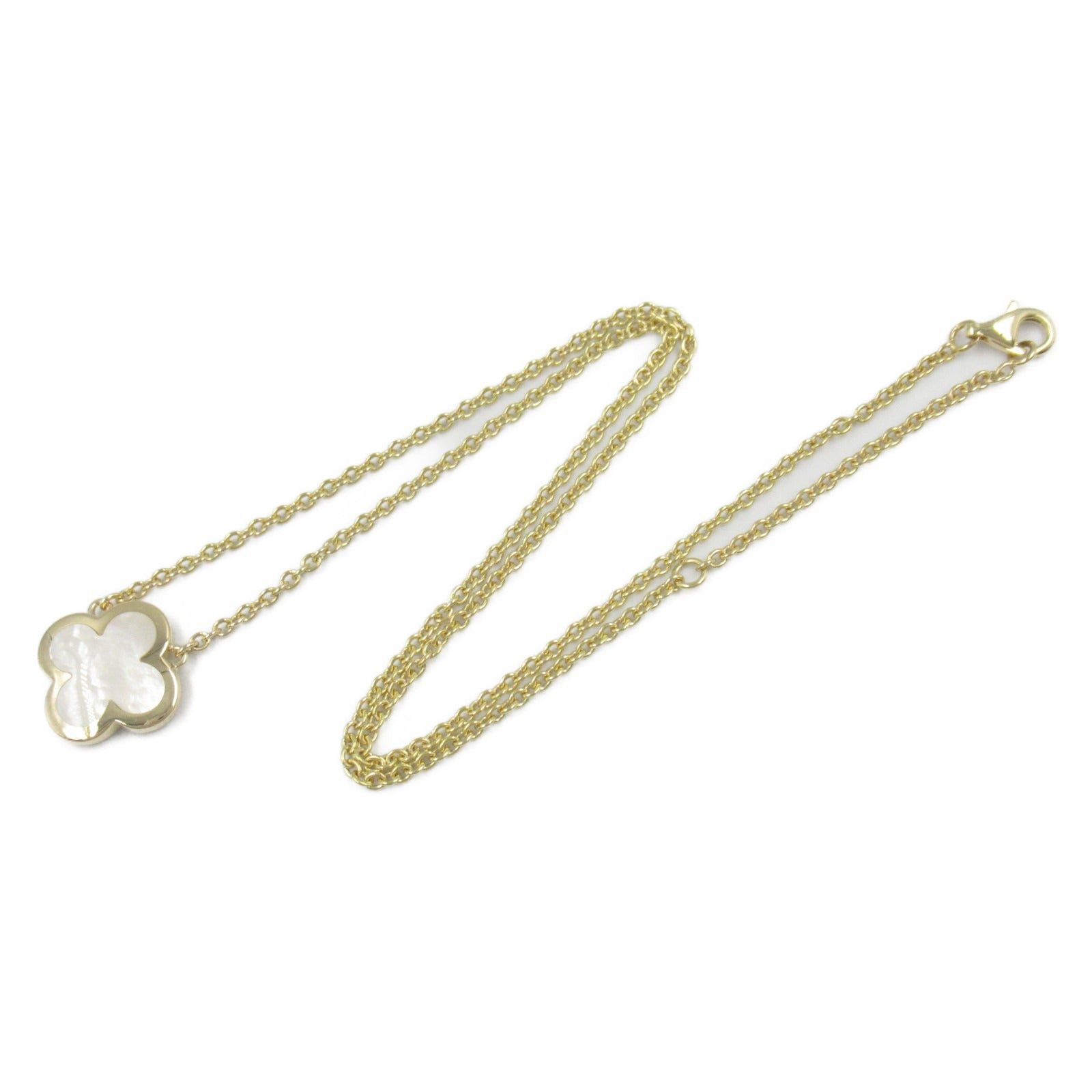 Van Cleef & Arpels Van Cleef Arpels Pure Alhambra Necklace Mother Of Pearl K18 (Yellow Gold) White Size ONE SIZE - 3 Thumbnail