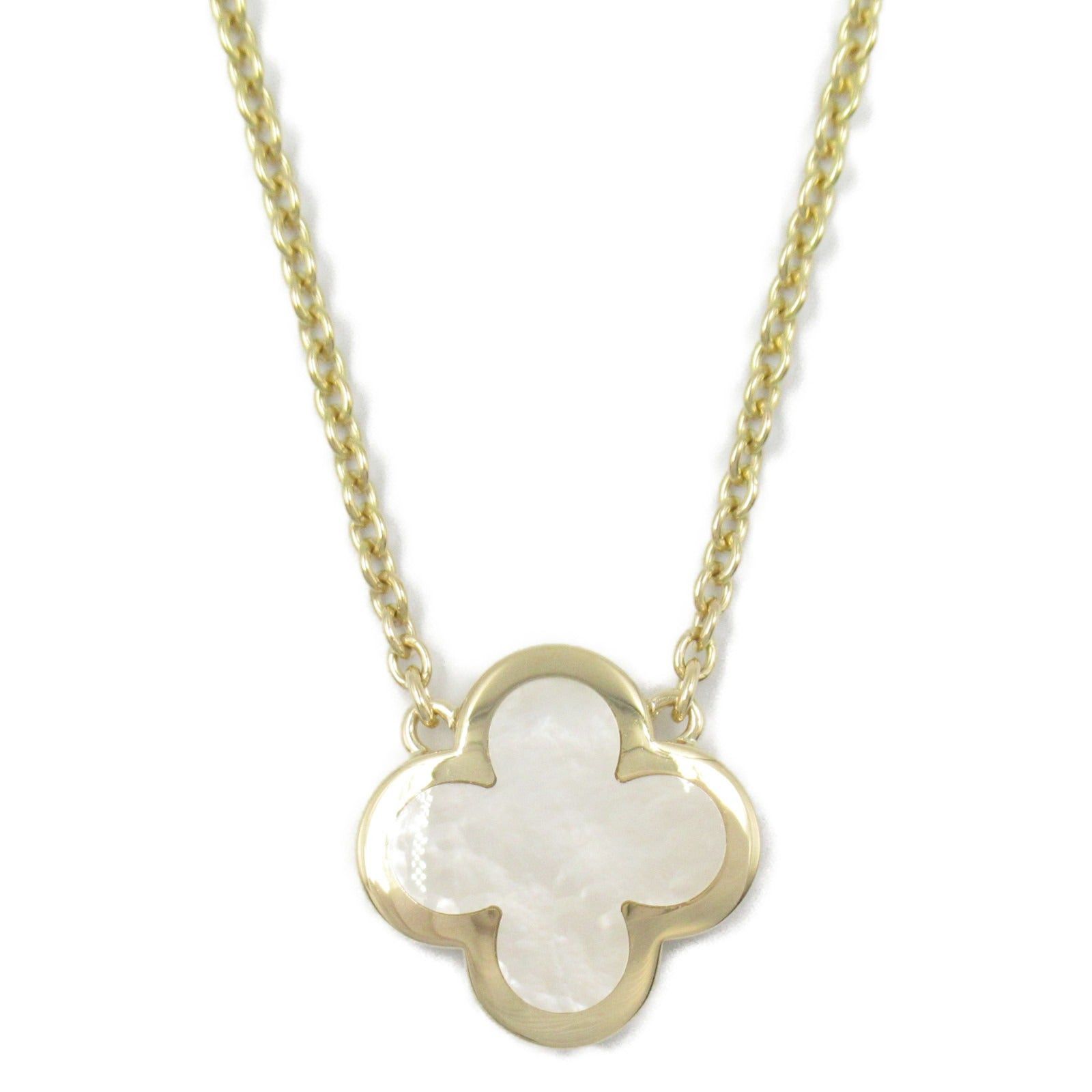 Van Cleef & Arpels Van Cleef Arpels Pure Alhambra Necklace Mother Of Pearl K18 (Yellow Gold) White Size ONE SIZE - 2 Thumbnail