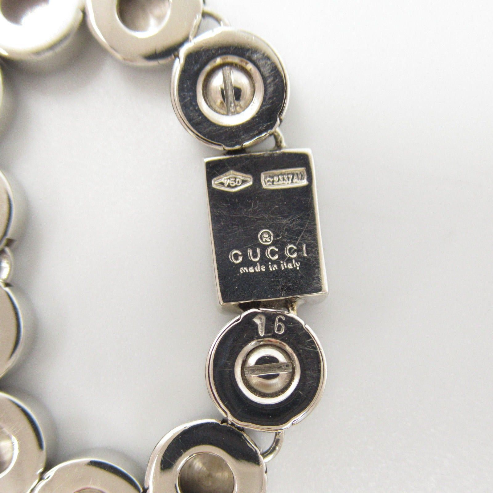 Gucci Gucci Ring K18Wg (White Gold) Silver Size ONE SIZE - 4 Thumbnail