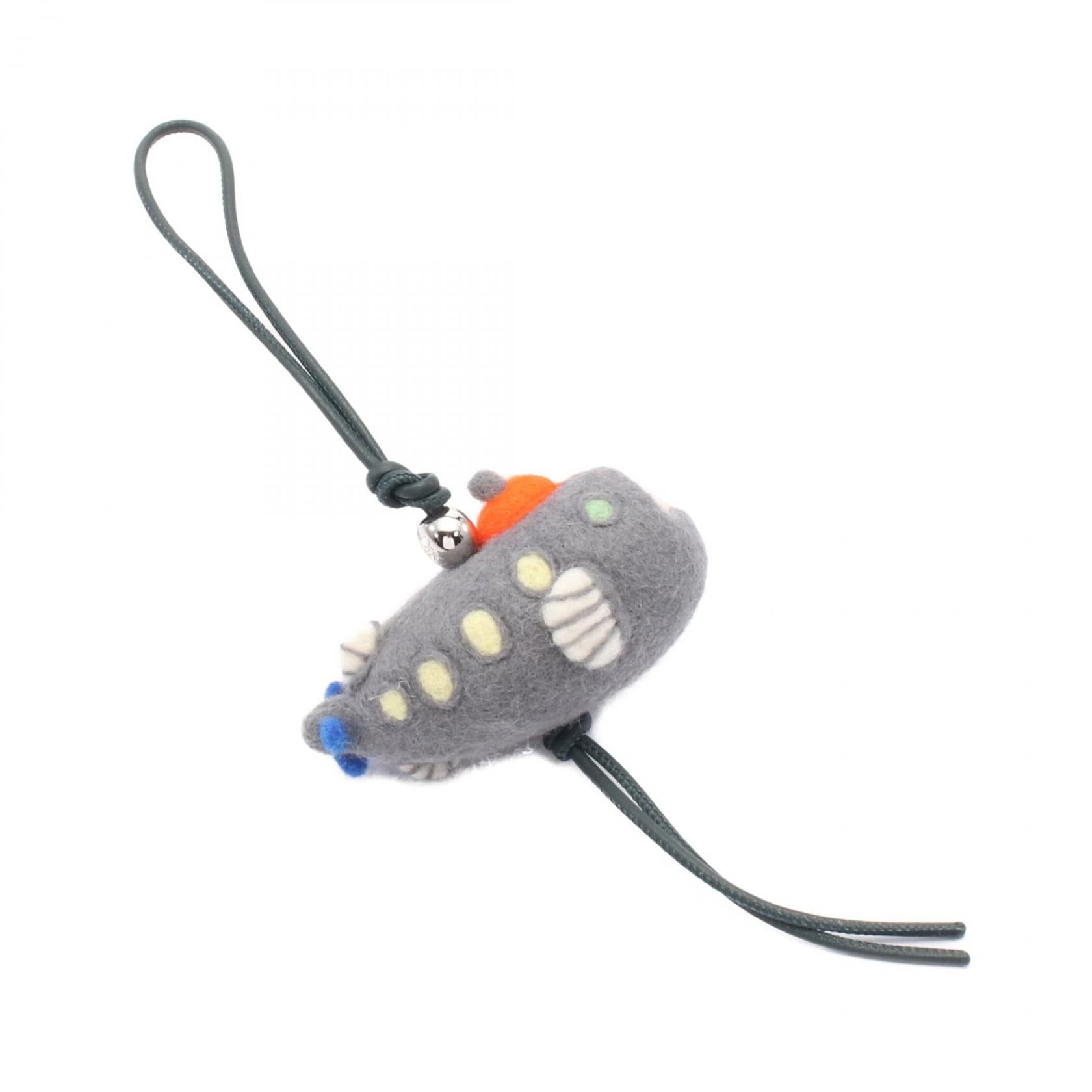 Loewe Loewe Loewe * Suna Fujita Submarine Bag Charm Feutre Leather Multicolor Dark Green Size ONE SIZE - 2 Thumbnail