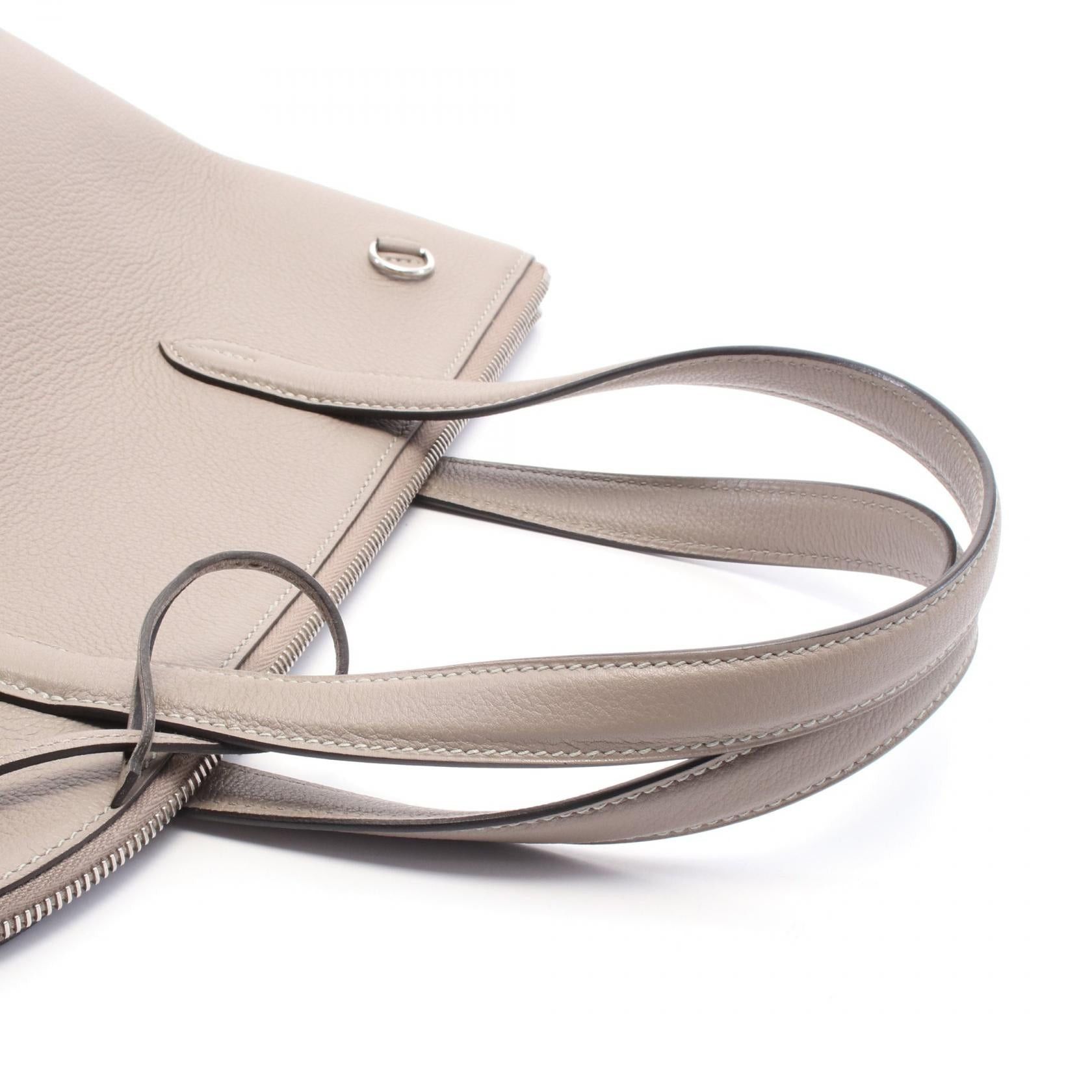 Hermes Hermes Transat Tourtiere Gray Handbag Taurillon Vino Brown Silver Hardware D Stamp Size ONE SIZE - 6 Thumbnail