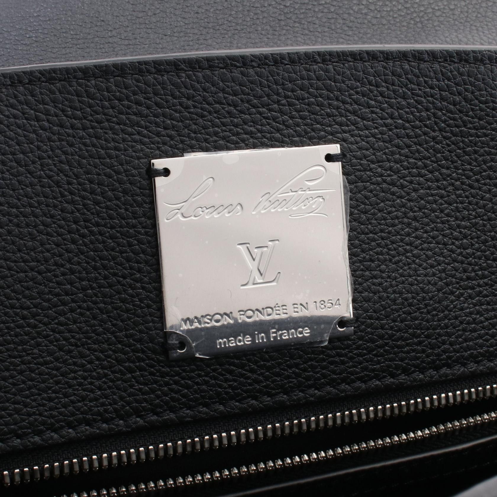 Louis Vuitton Louis Vuitton Georges Tote Mm Handbag Bag Leather Black Size ONE SIZE - 4 Thumbnail