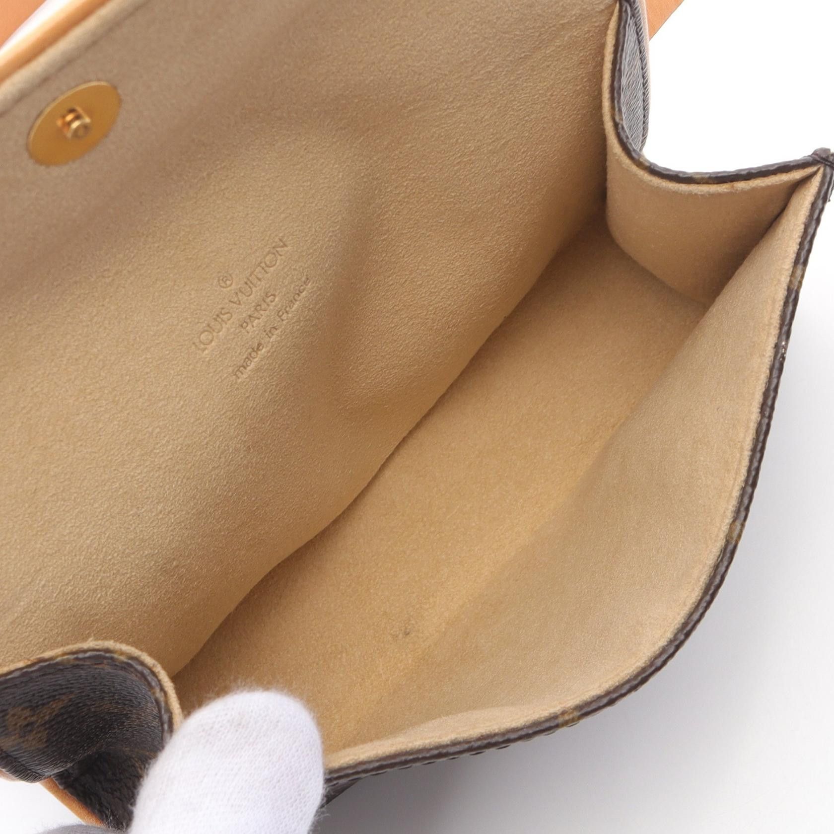 Louis Vuitton Louis Vuitton Pochette Florentine Monogram Body Bag Waist Leather Brown Size ONE SIZE - 3 Thumbnail
