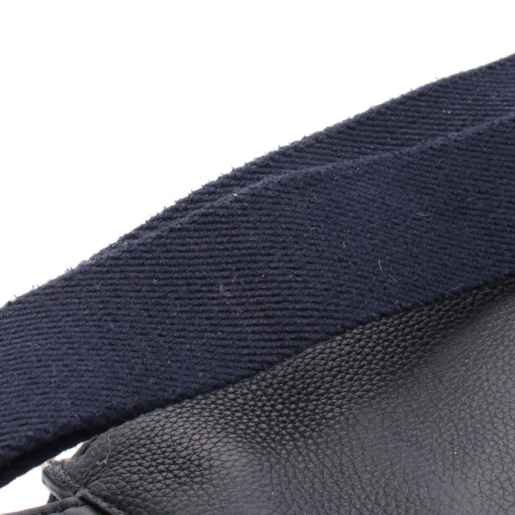Loewe Loewe Military Bum Bag Body Waist Leather Navy Size ONE SIZE - 7 Thumbnail