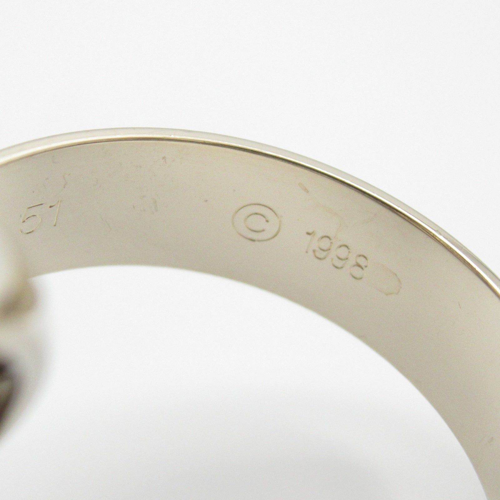 Cartier Cartier Trinity Ring 1998 Christmas Limited K18Wg (White Gold) Silver Size ONE SIZE - 4 Thumbnail