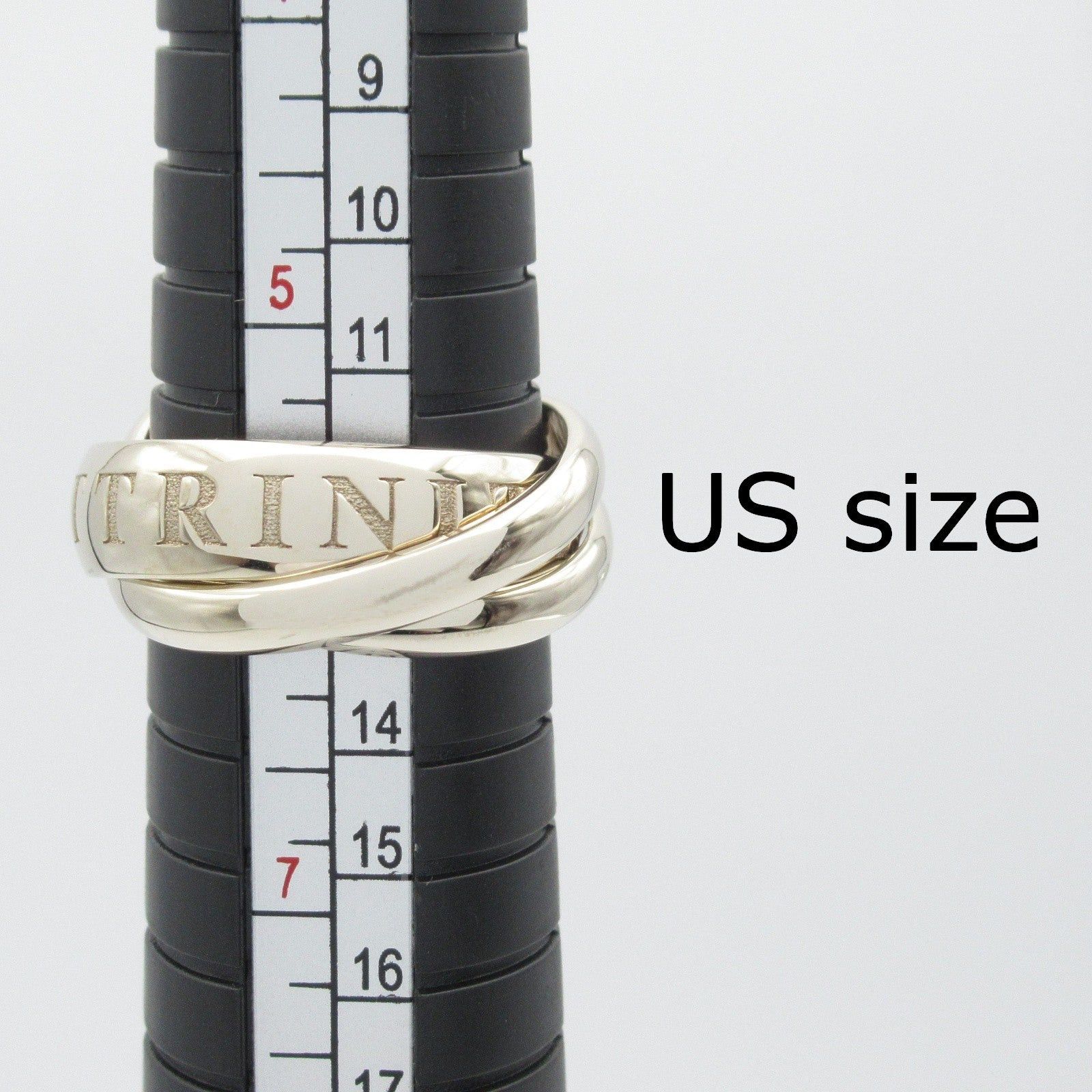 Cartier Cartier Trinity Ring 1998 Christmas Limited K18Wg (White Gold) Silver Size ONE SIZE - 7 Thumbnail