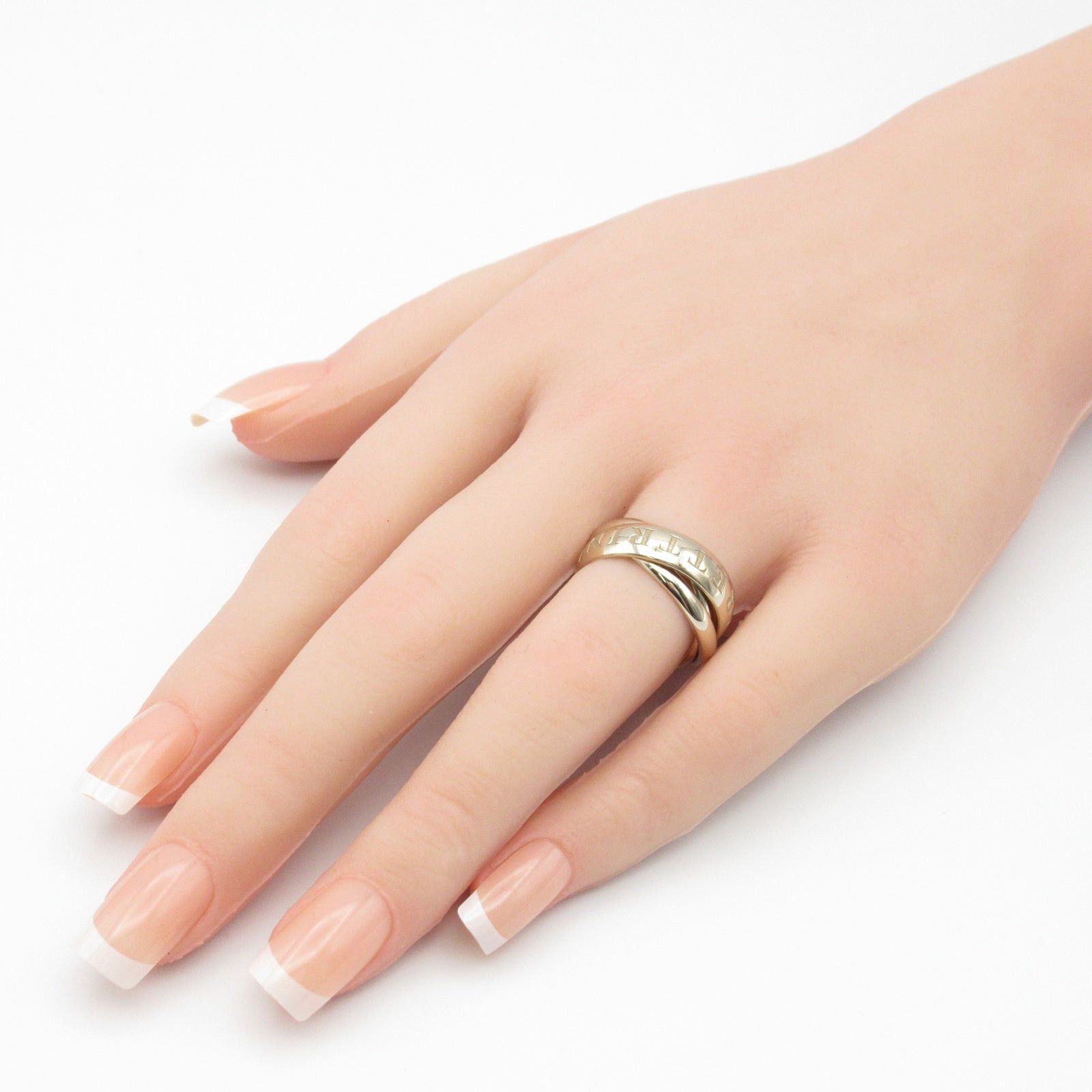 Cartier Cartier Trinity Ring 1998 Christmas Limited K18Wg (White Gold) Silver Size ONE SIZE - 8 Thumbnail