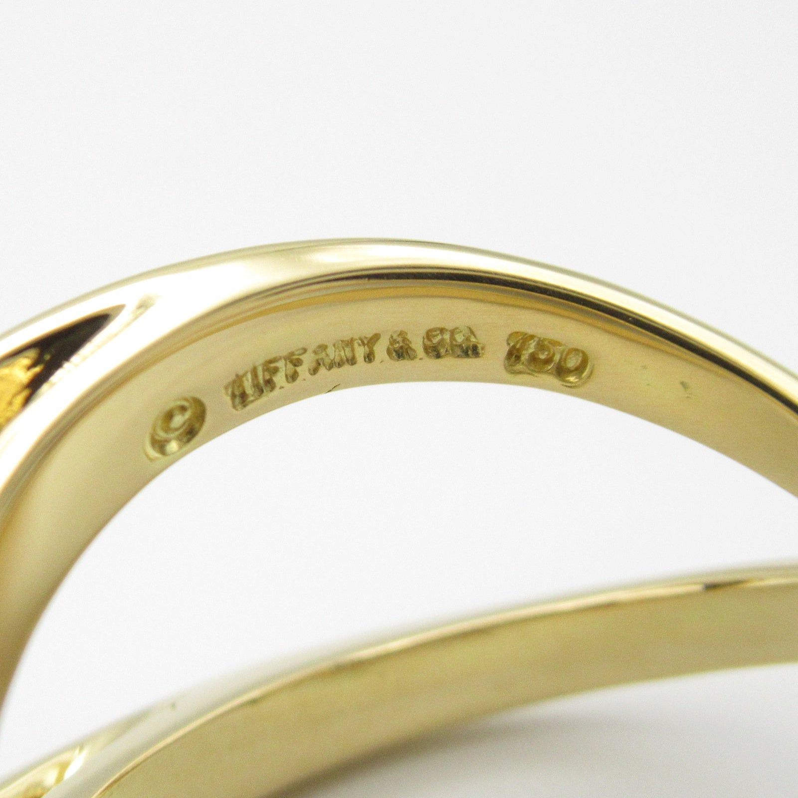 Tiffany & Co. Tiffany Co Infinity Double Cross Ring K18 (Yellow Gold) Gold Size ONE SIZE - 4 Thumbnail