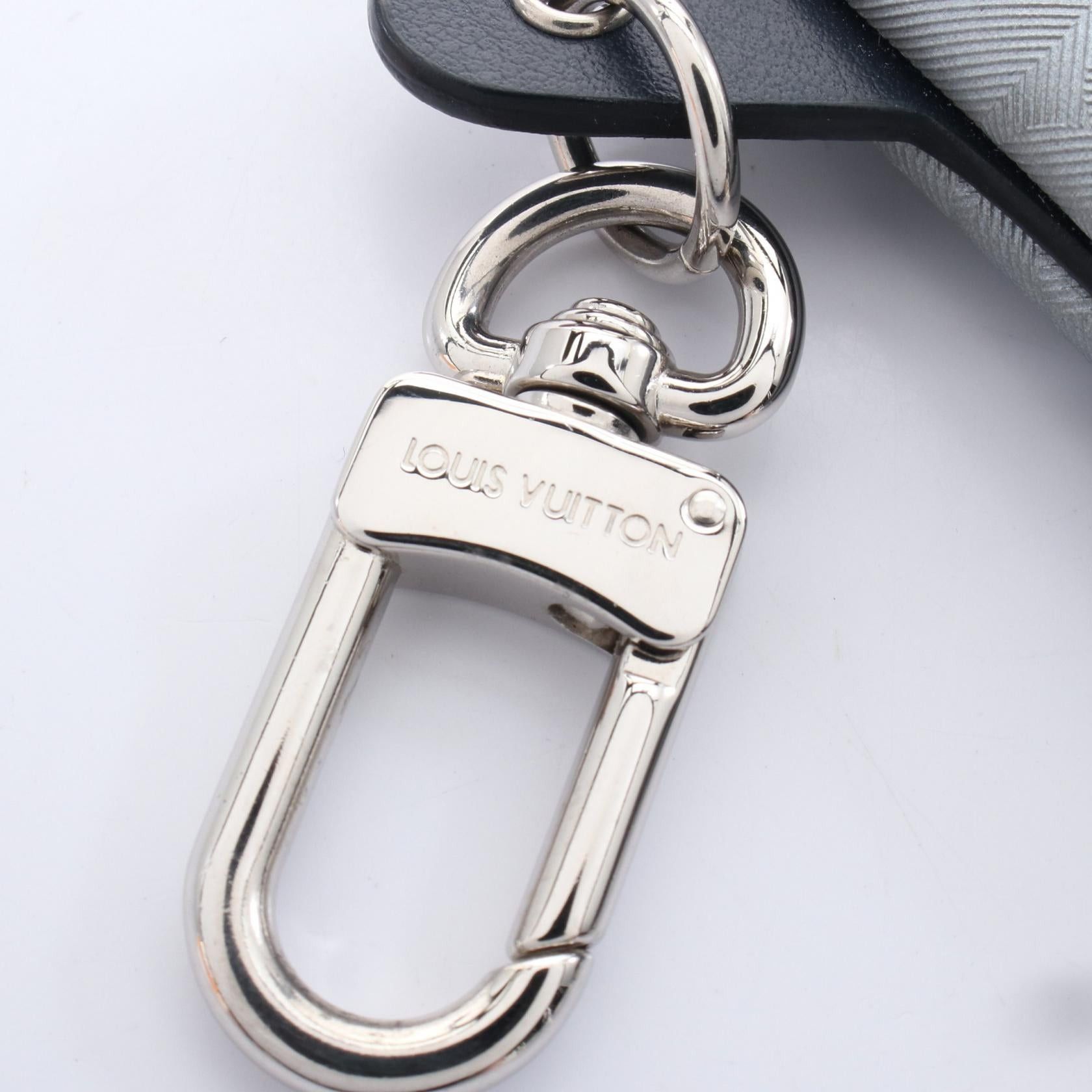 Louis Vuitton Louis Vuitton Porte-Cle Pouch Monogram Satellite Coin Purse Canvas Leather Silver Size ONE SIZE - 4 Thumbnail