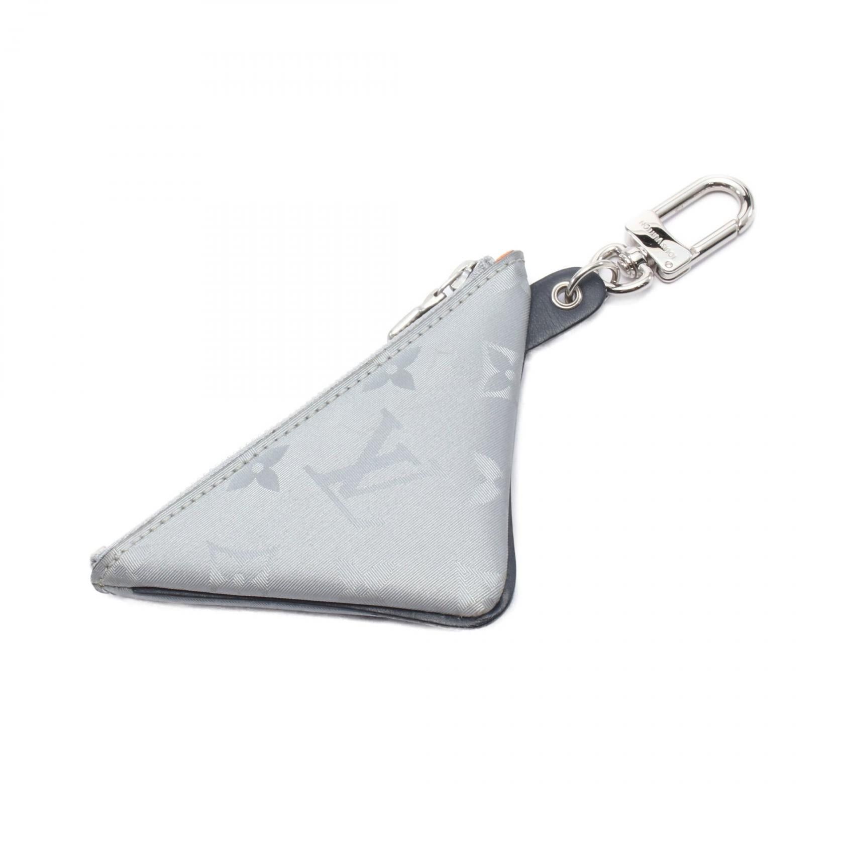 Louis Vuitton Louis Vuitton Porte-Cle Pouch Monogram Satellite Coin Purse Canvas Leather Silver Size ONE SIZE - 2 Thumbnail