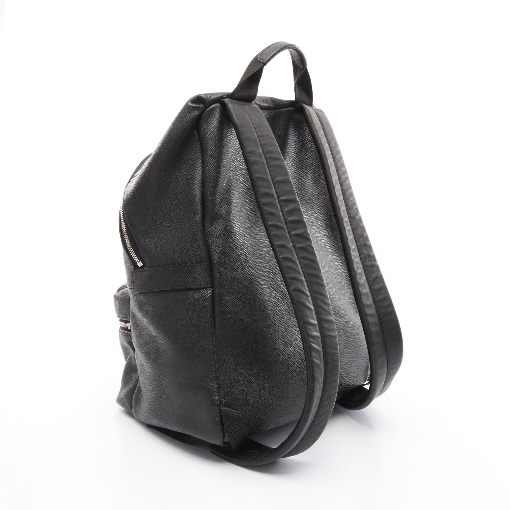 Louis Vuitton Louis Vuitton Discovery Bag Taiga Noir Backpack Rucksack Leather Black Size ONE SIZE - 2 Thumbnail