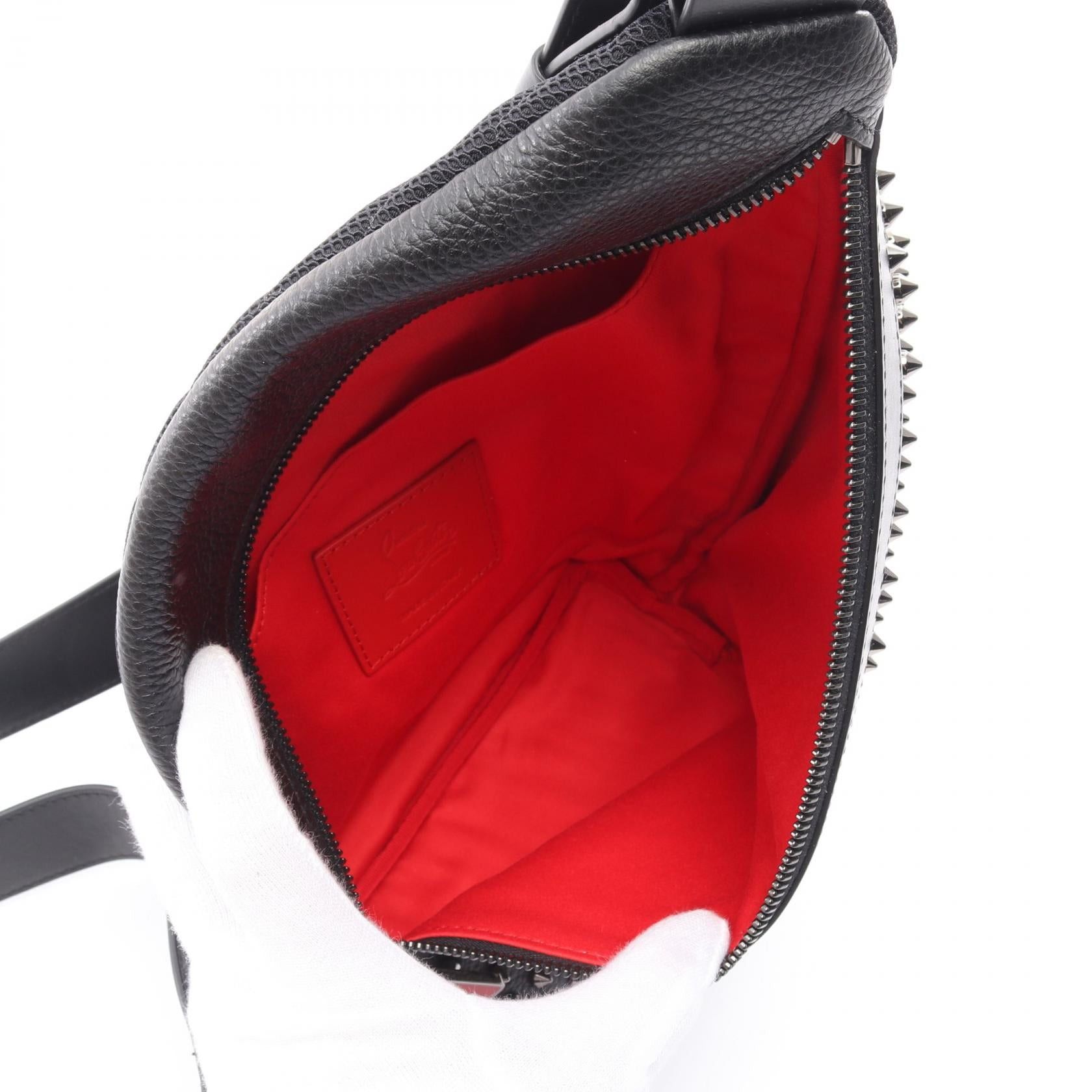 Christian Louboutin Christian Louboutin Funky Body Bag Leather Black Size ONE SIZE - 3 Thumbnail