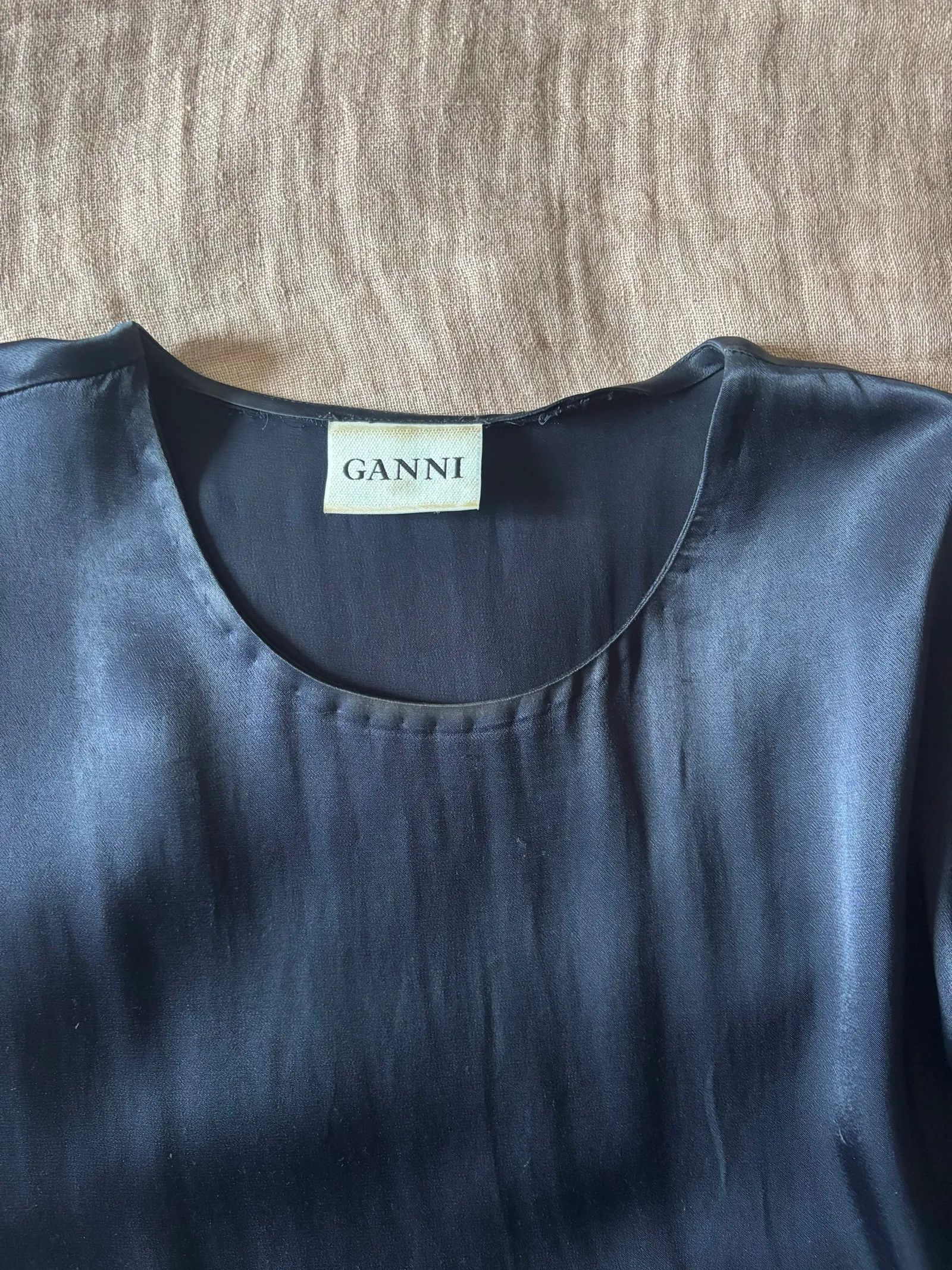 Ganni Ganni Dress Size L / US 10 / IT 46 - 2 Thumbnail