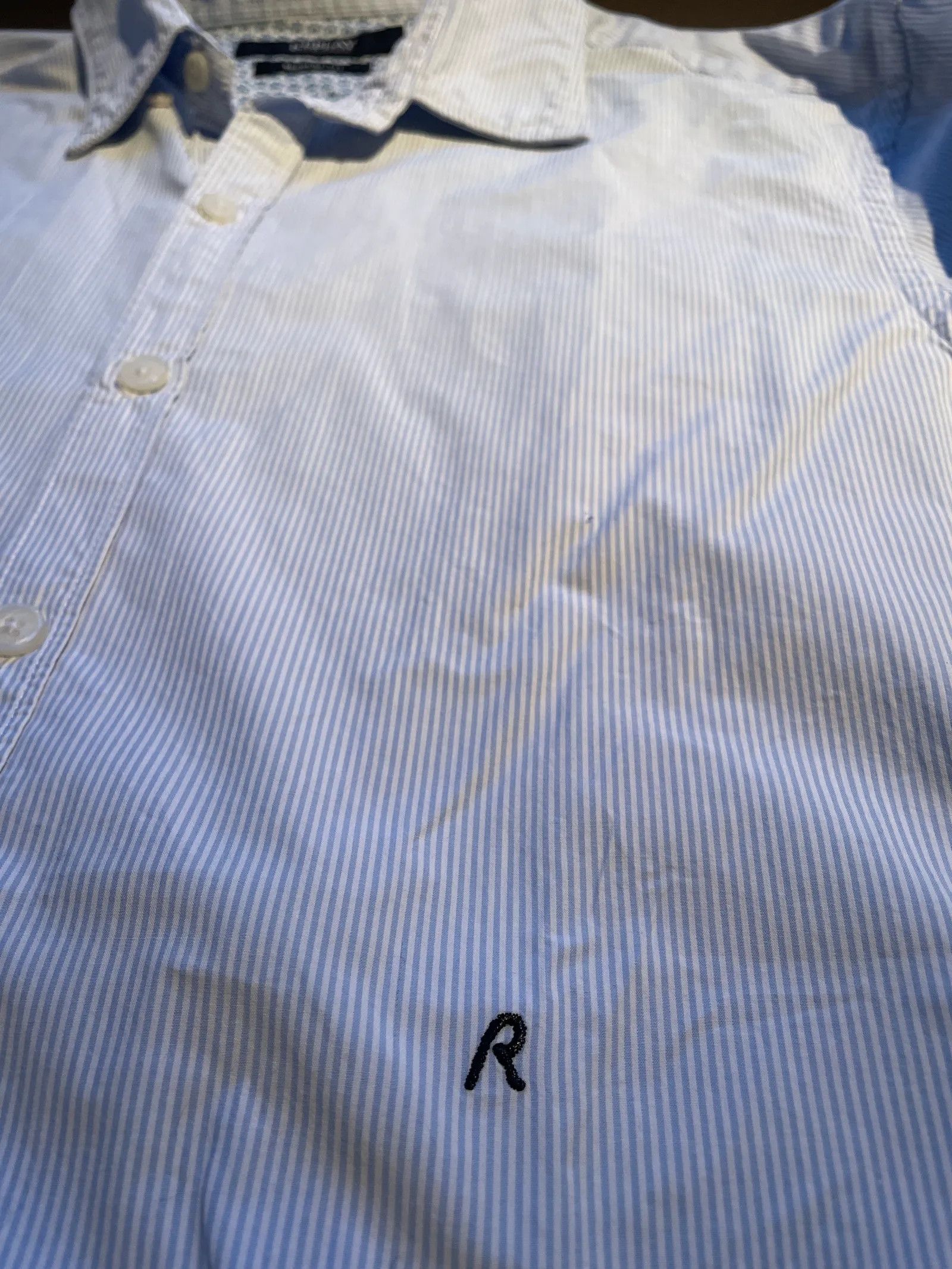 Replay Replay Ljusblå/vit randig skjorta Shirt Size M / US 6-8 / IT 42-44 - 3 Thumbnail