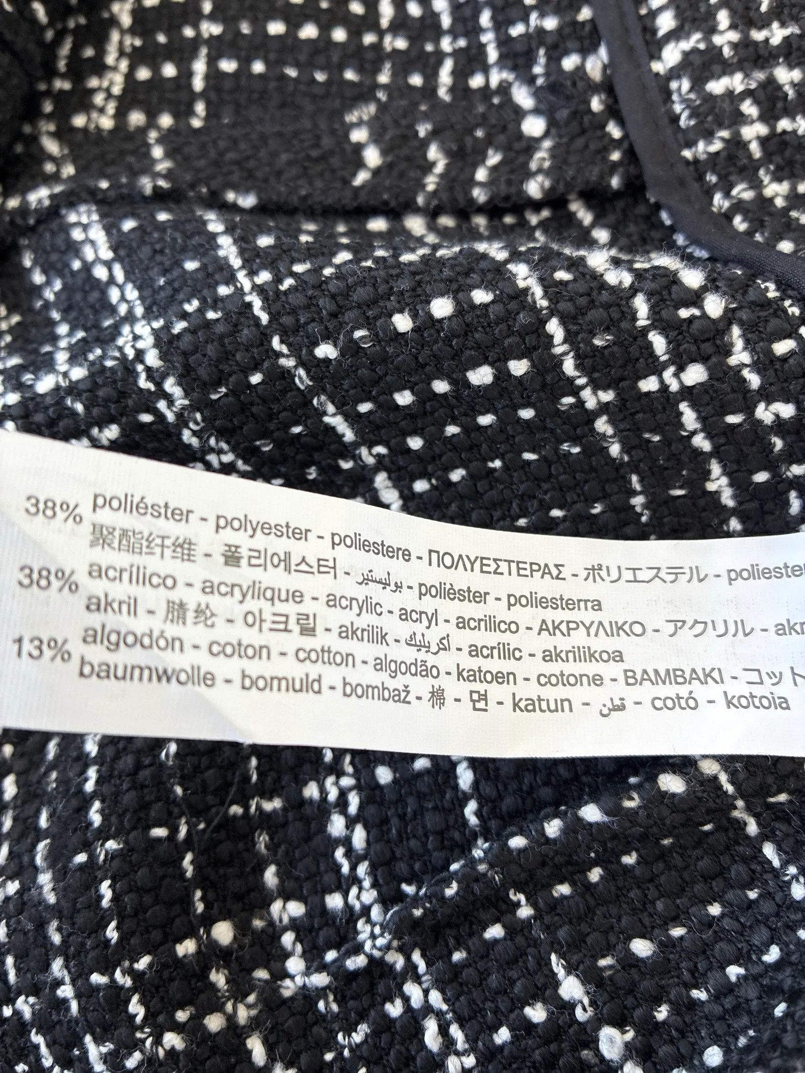 Zara Zara Zara svart vit rutig byxa Pants Size 30" / US 8 / IT 44 - 3 Thumbnail