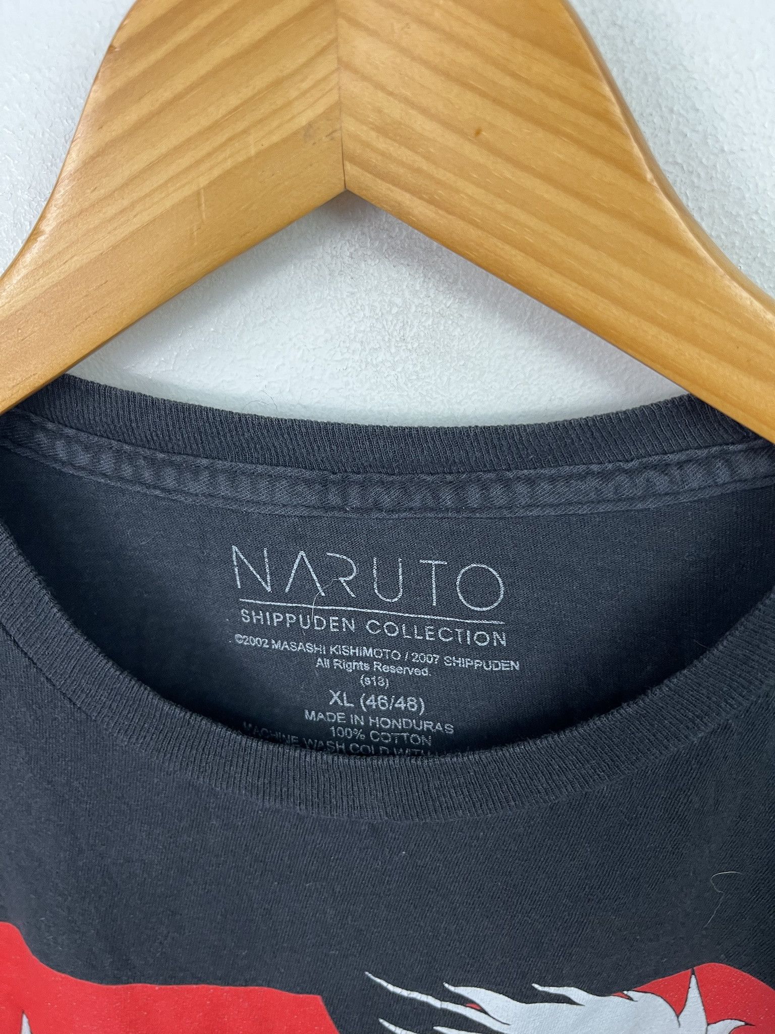 Anime Vintage Naruto Kakashi Sharingan Distressed T Shirt Size XL Size US XL / EU 56 / 4 - 3 Thumbnail