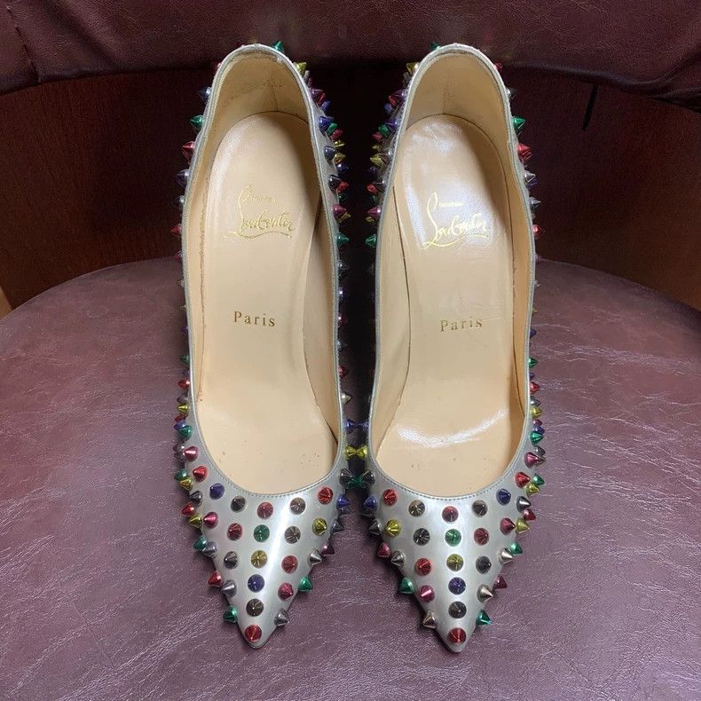 Christian Louboutin Christian Louboutin Studded High Heels Size 36.5 Size US 6 / IT 36 - 3 Thumbnail