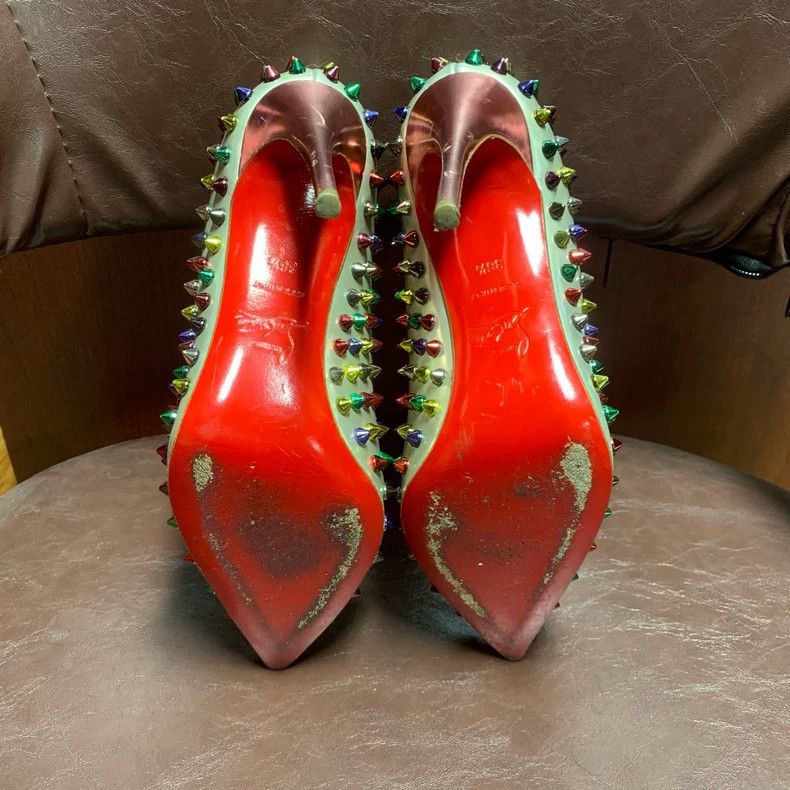 Christian Louboutin Christian Louboutin Studded High Heels Size 36.5 Size US 6 / IT 36 - 7 Thumbnail