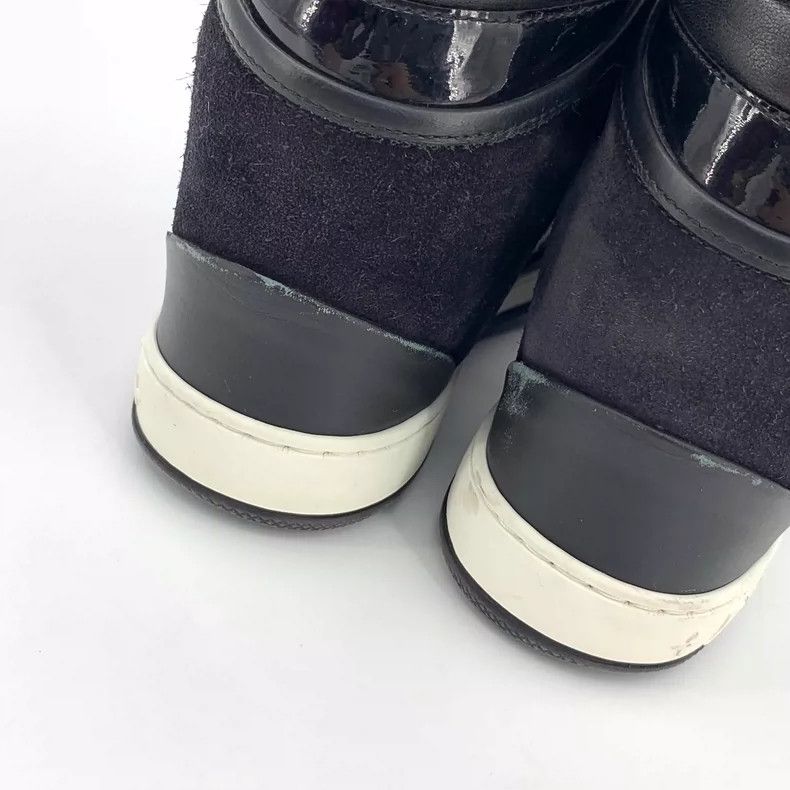 Louis Vuitton Louis Vuitton Black High-Top Sneakers Size 37.5 Size US 7 / IT 37 - 8 Thumbnail