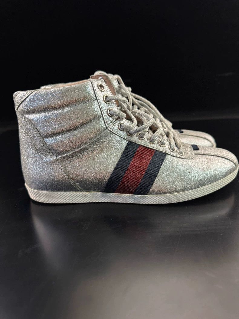 Gucci GUCCI High-Top Fashion Sneakers for Women Size US 6 / IT 36 - 2 Thumbnail