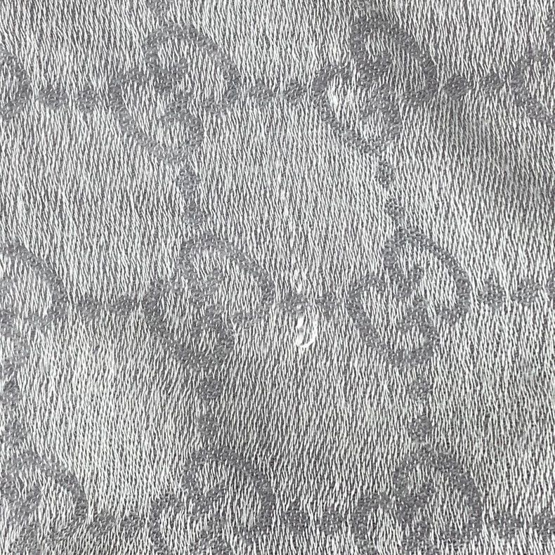 Gucci Gucci Silver Logo Jacquard Shawl 186*76cm Size ONE SIZE - 7 Thumbnail