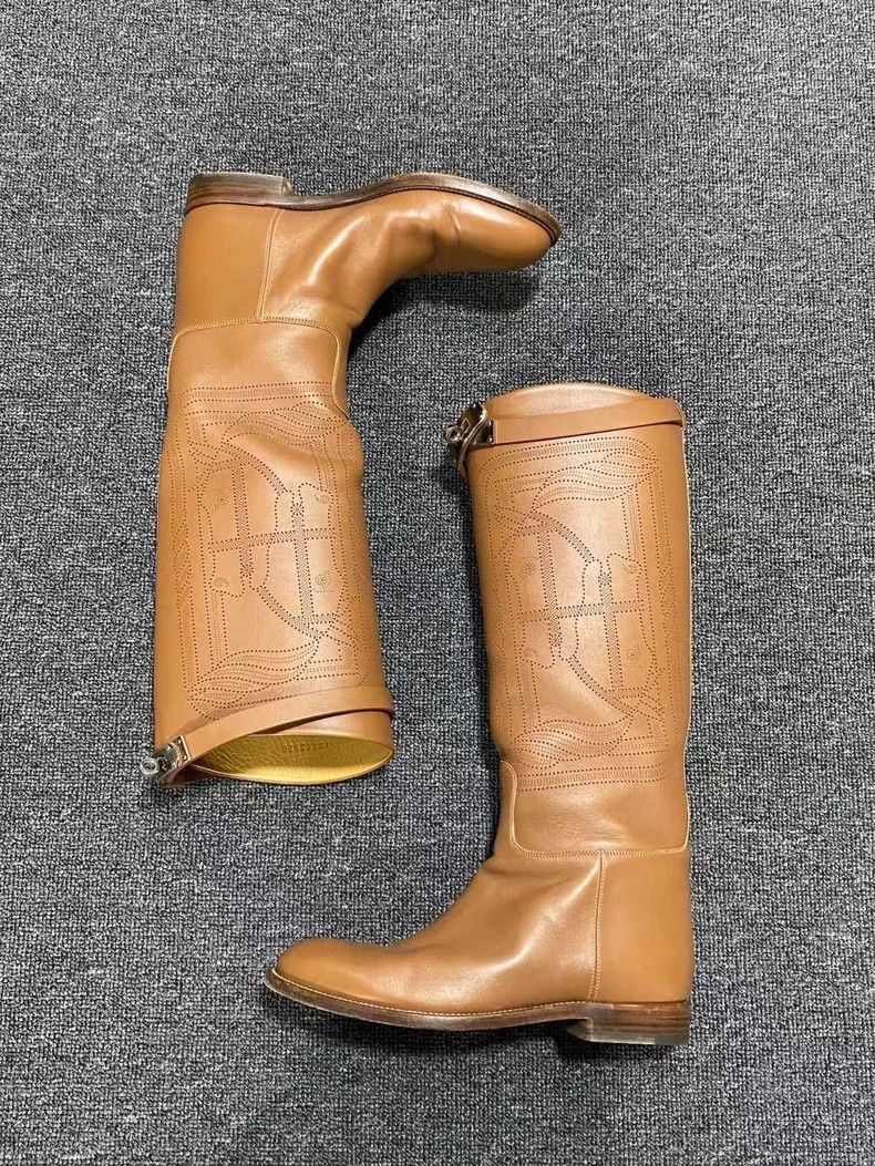 Hermes Hermes Kelly Long Boots with Pattern Size US 6 / IT 36 - 4 Thumbnail