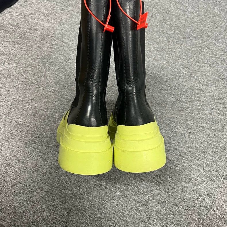 Bottega Veneta Bottega Veneta Green Color Block Boots Size US 8 / EU 41 - 5 Thumbnail